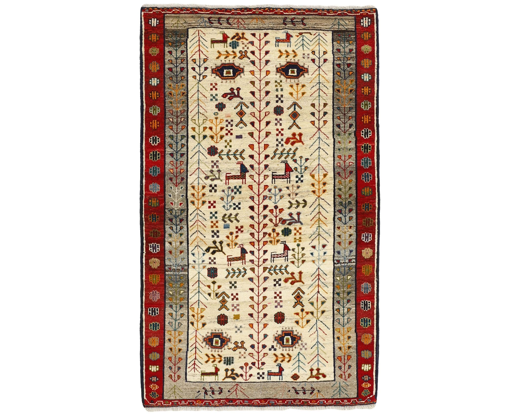 Kashghai orientalisk matta 105 x 178 cm
