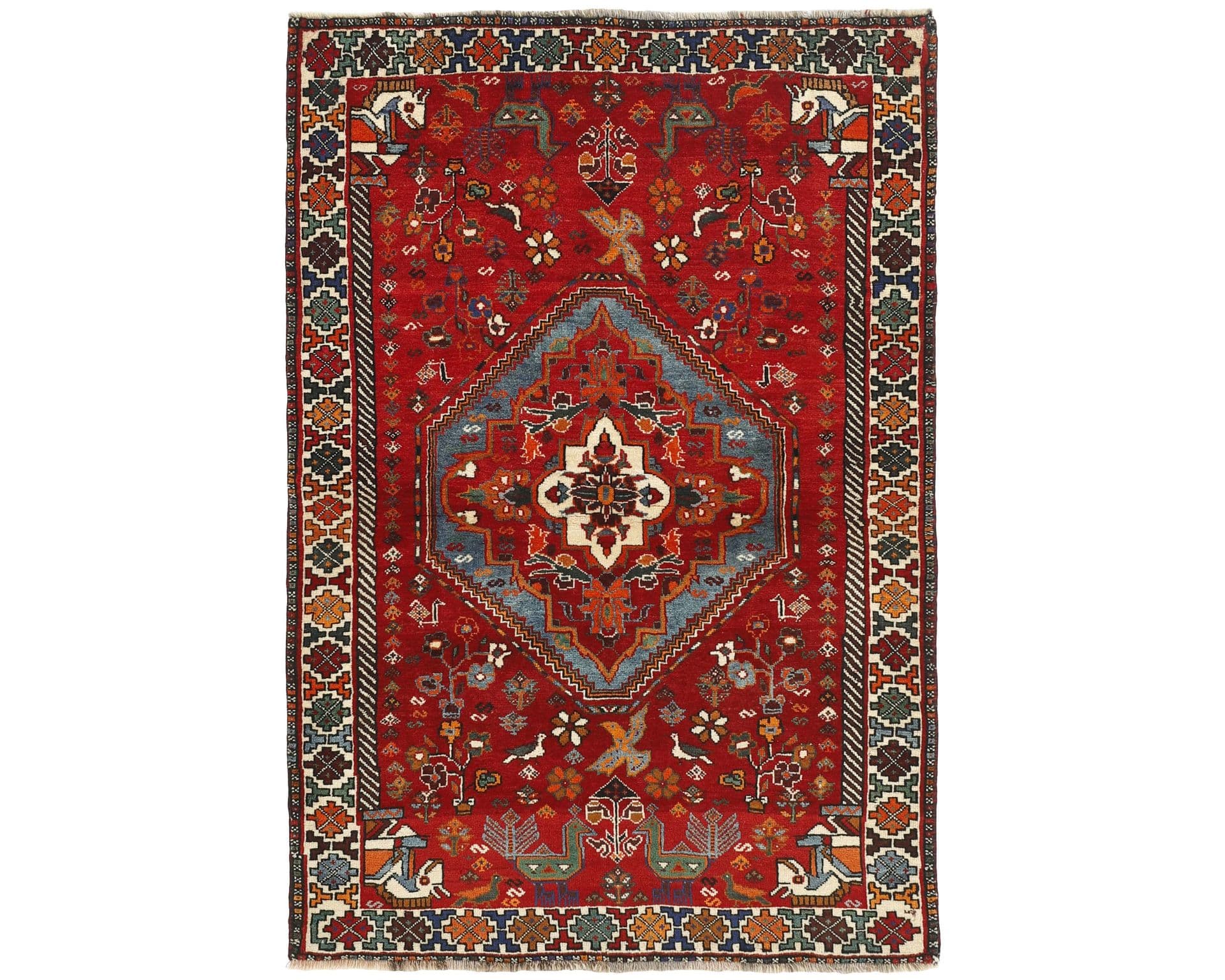 Kashghai orientalisk matta 126 x 184 cm