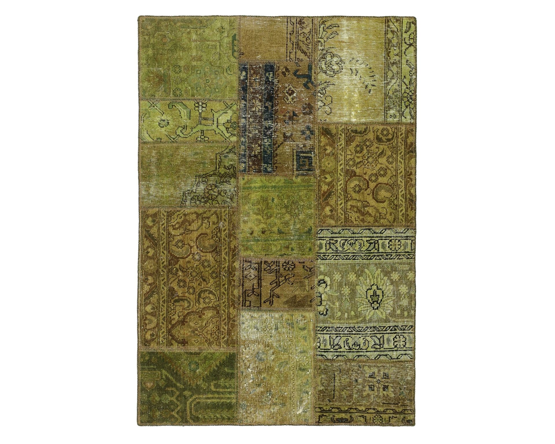 Vintage Patchwork orientalisk matta 106 x 156 cm