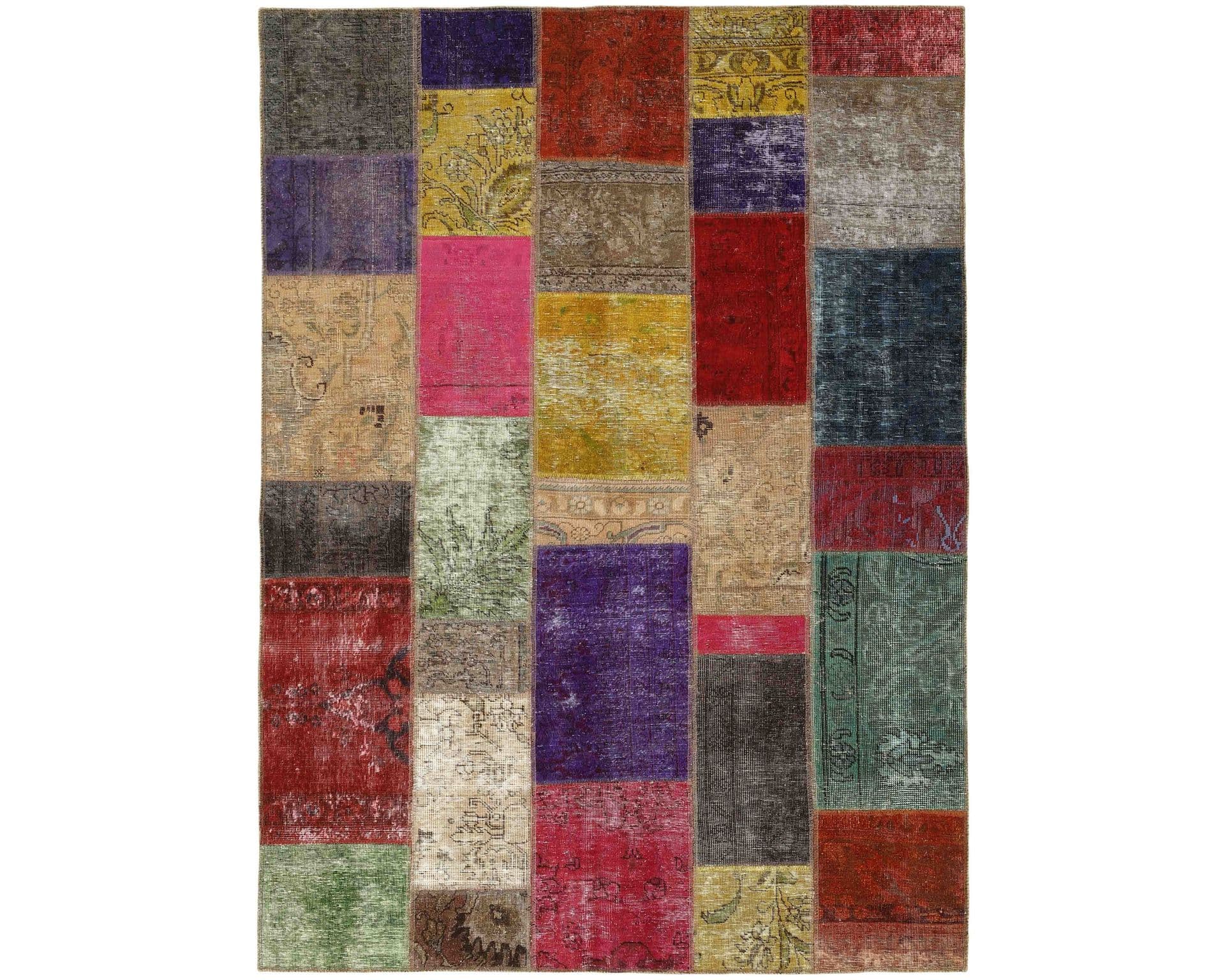 Vintage Patchwork orientalisk matta 170 x 233 cm