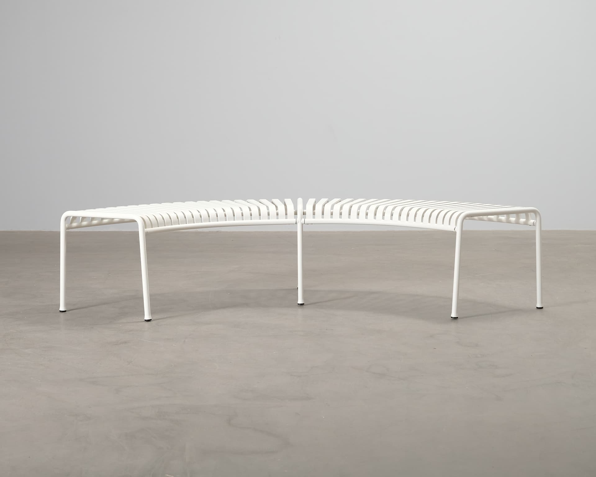 HAY Palissade bänk Cream White