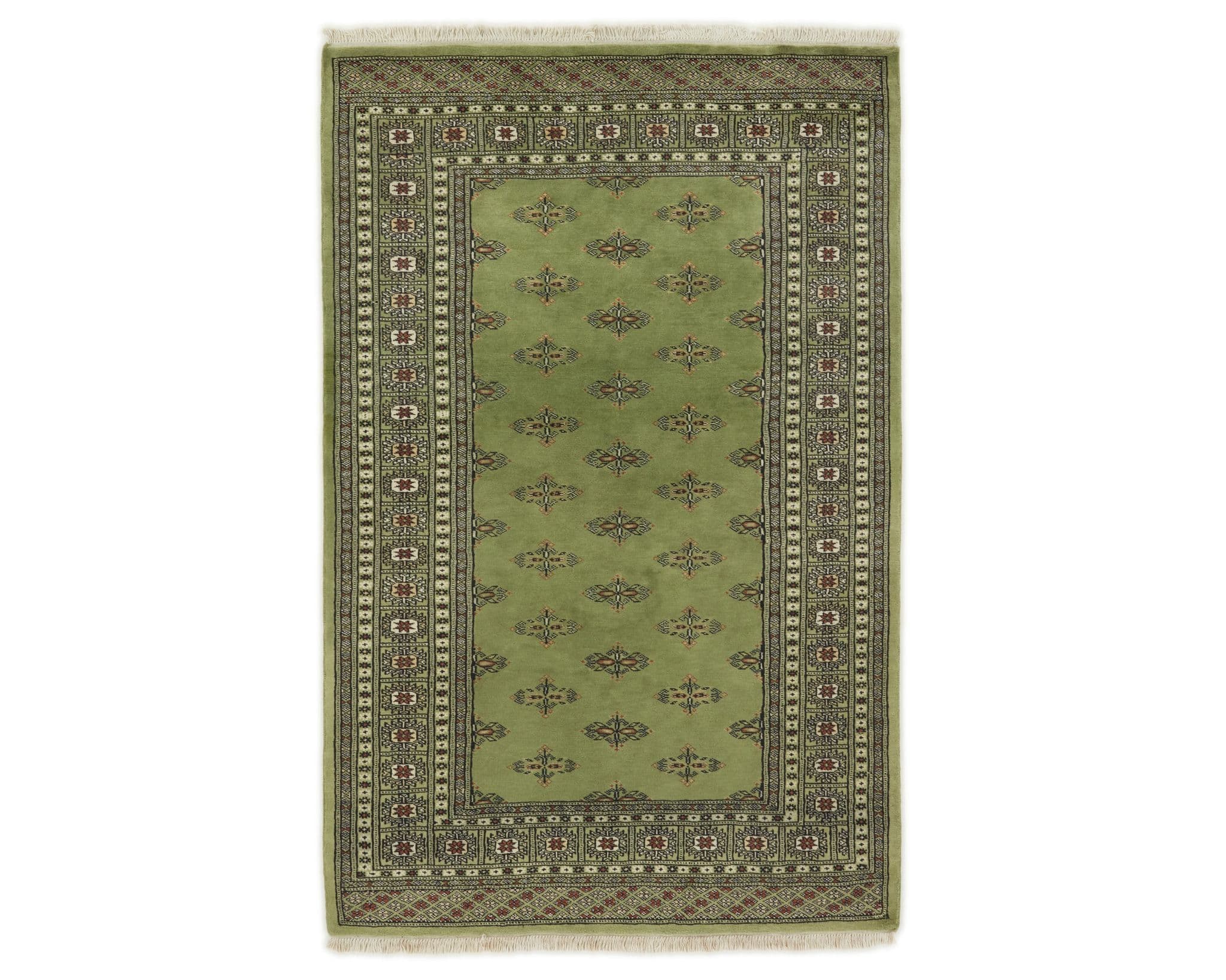 Pakistan handknotted orientalisk matta 135 x 209 cm