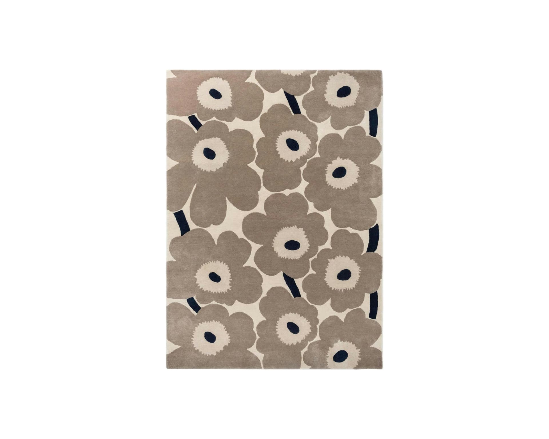 Marimekko Unikko matta 200 x 280 cm greige
