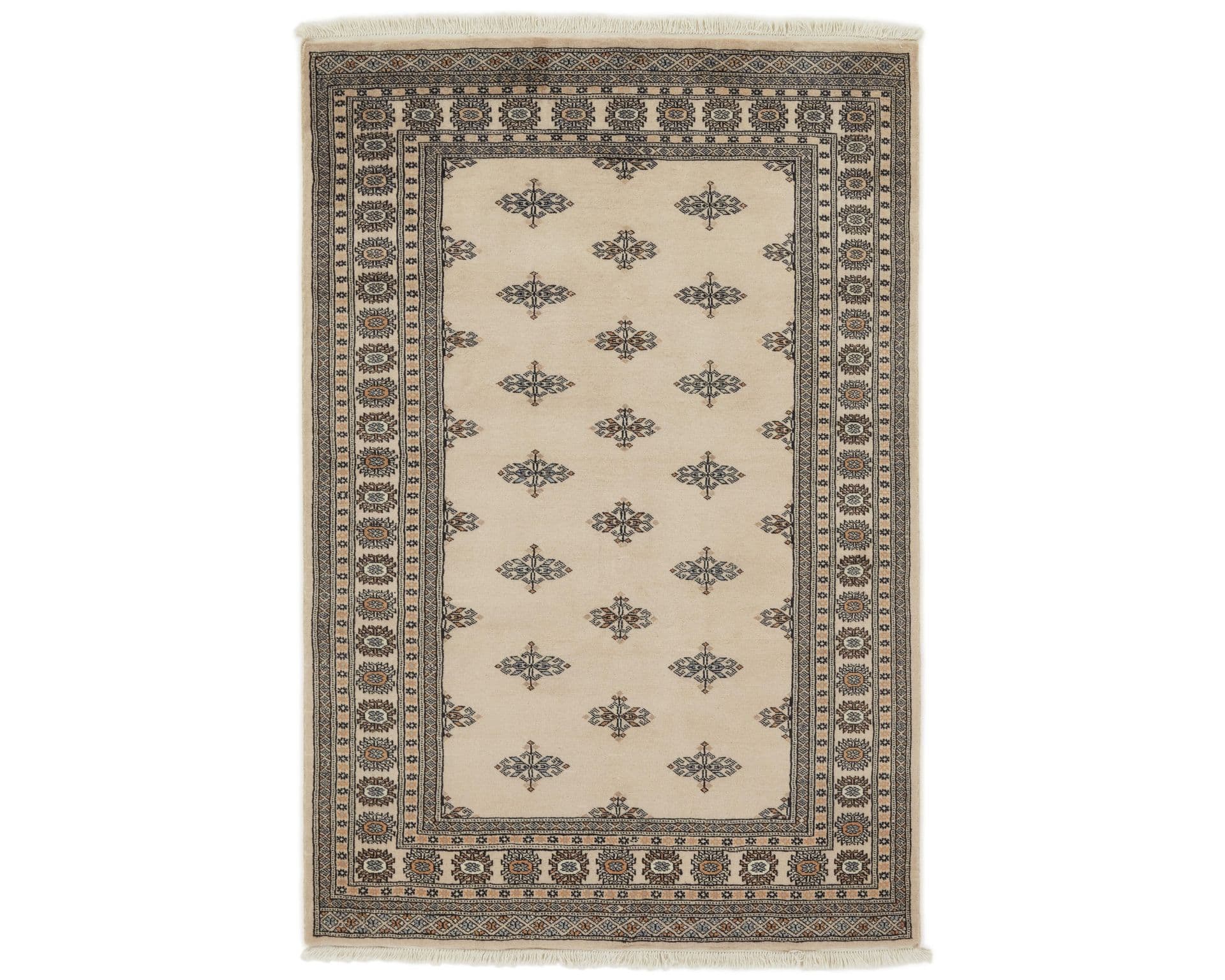 Pakistan handknotted orientalisk matta 137 x 204 cm
