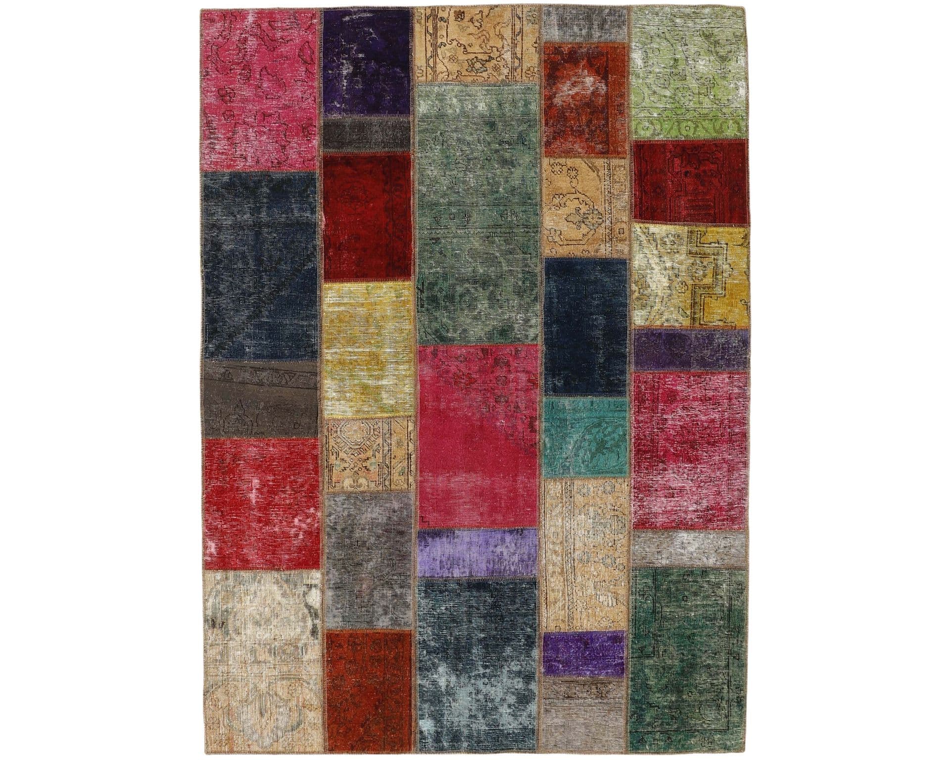 Vintage Patchwork orientalisk matta 171 x 233 cm