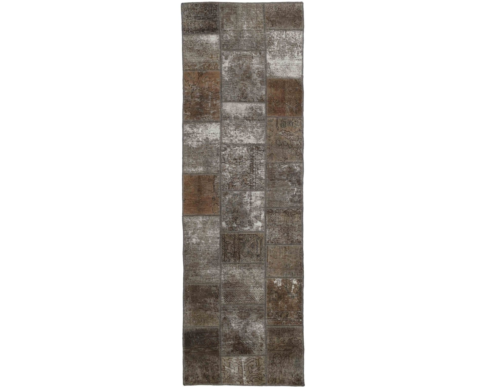 Vintage Patchwork orientalisk matta 74 x 255 cm