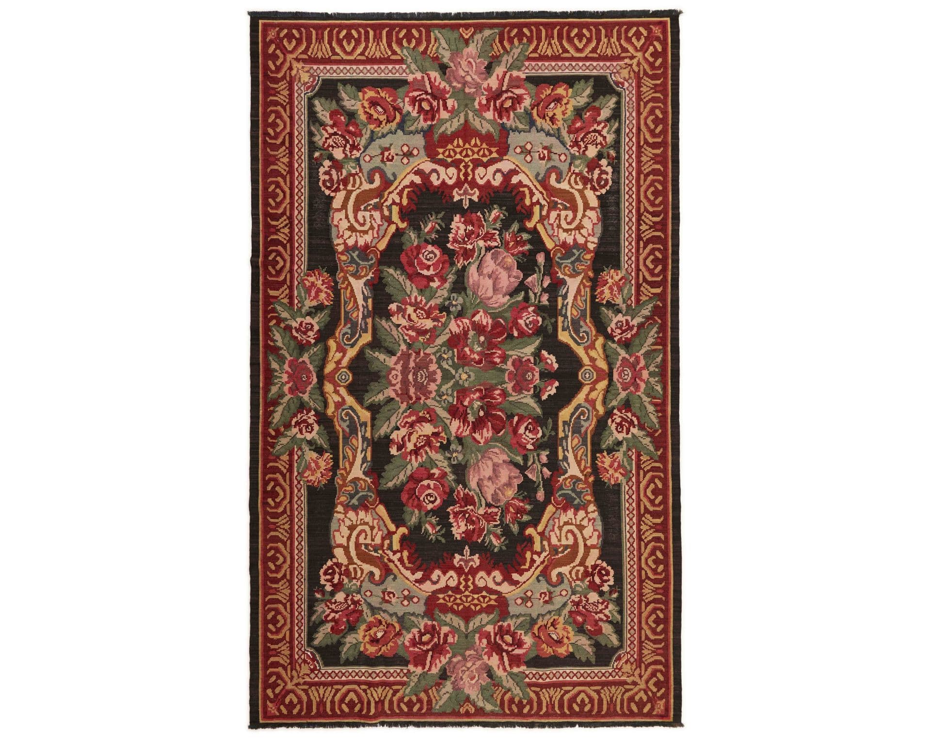 Rose Kelim orientalisk matta 227 x 363 cm