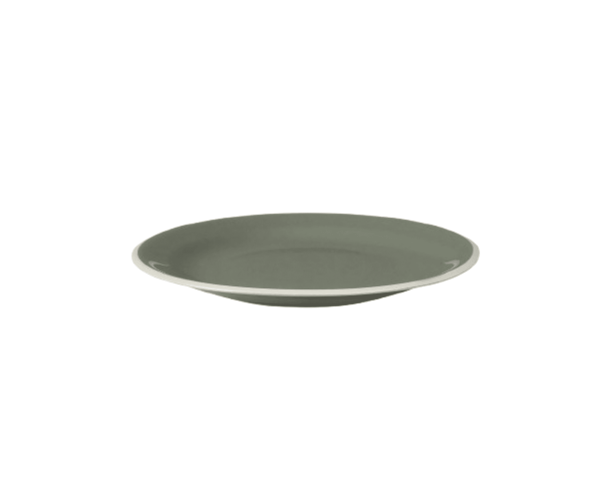 Broste Copenhagen Taverna tallrik ø 22 cm grön, set om 4