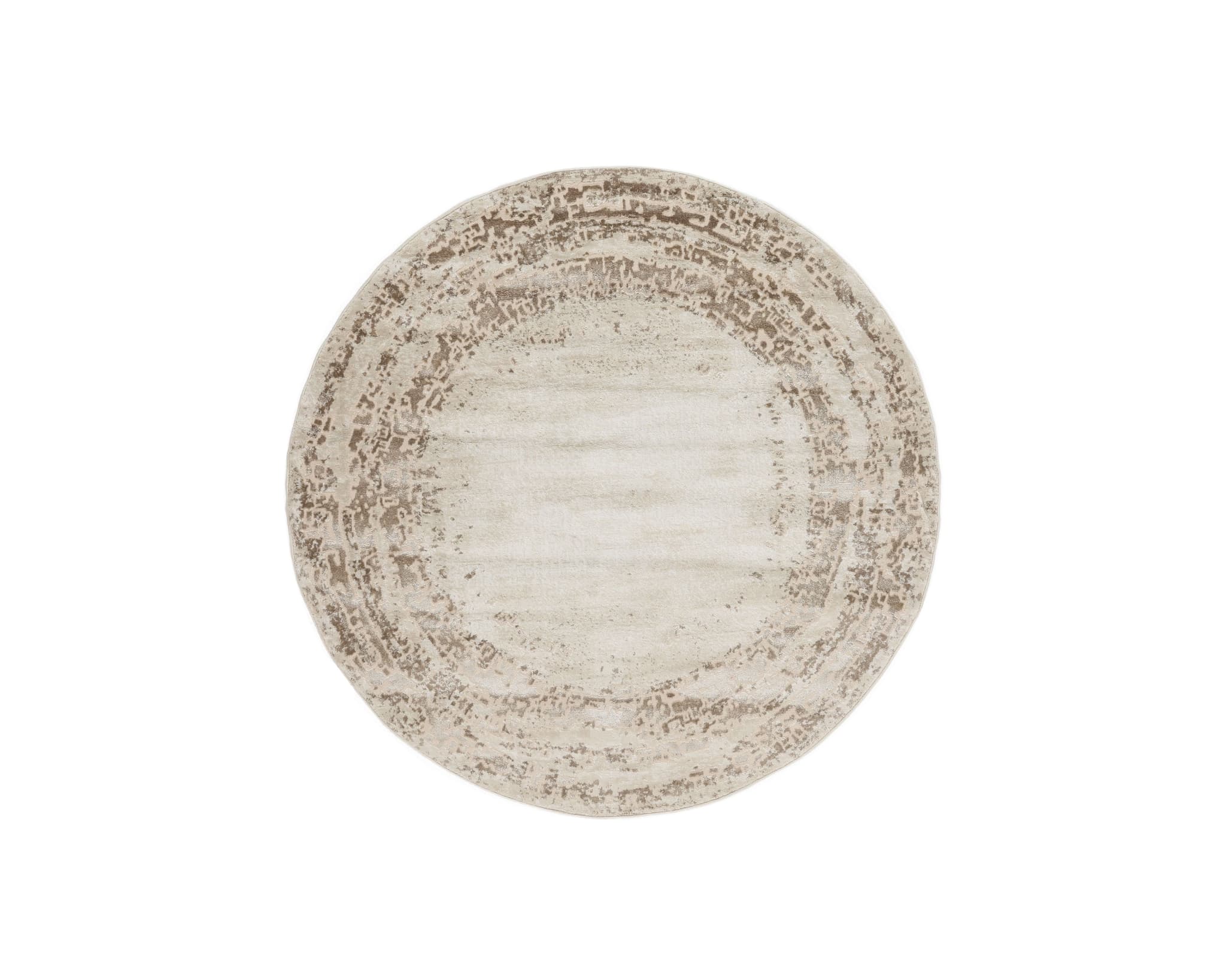 Rugvista Oliver gångmatta ø 200 cm beige
