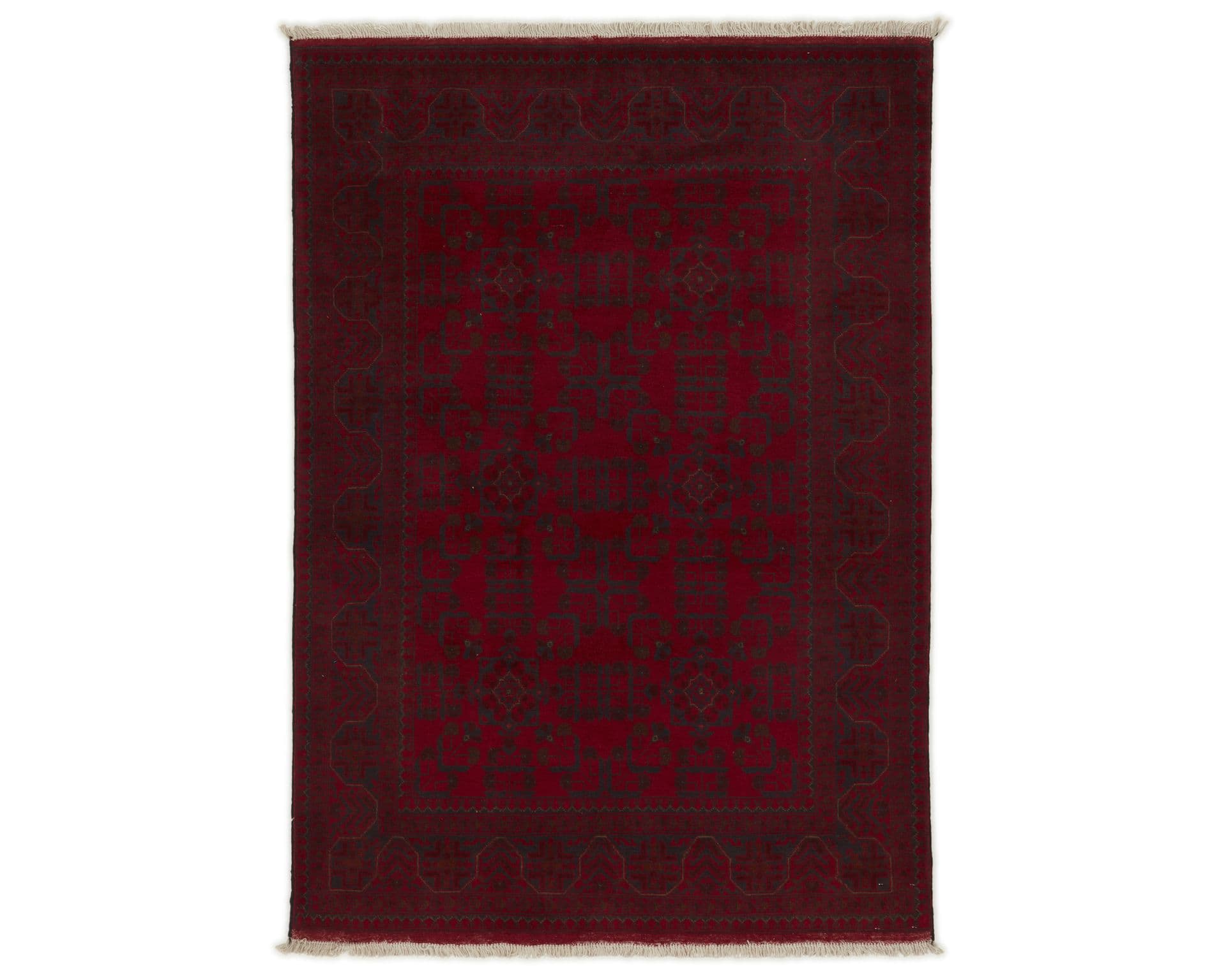 Old Afghan orientalisk matta 143 x 198 cm