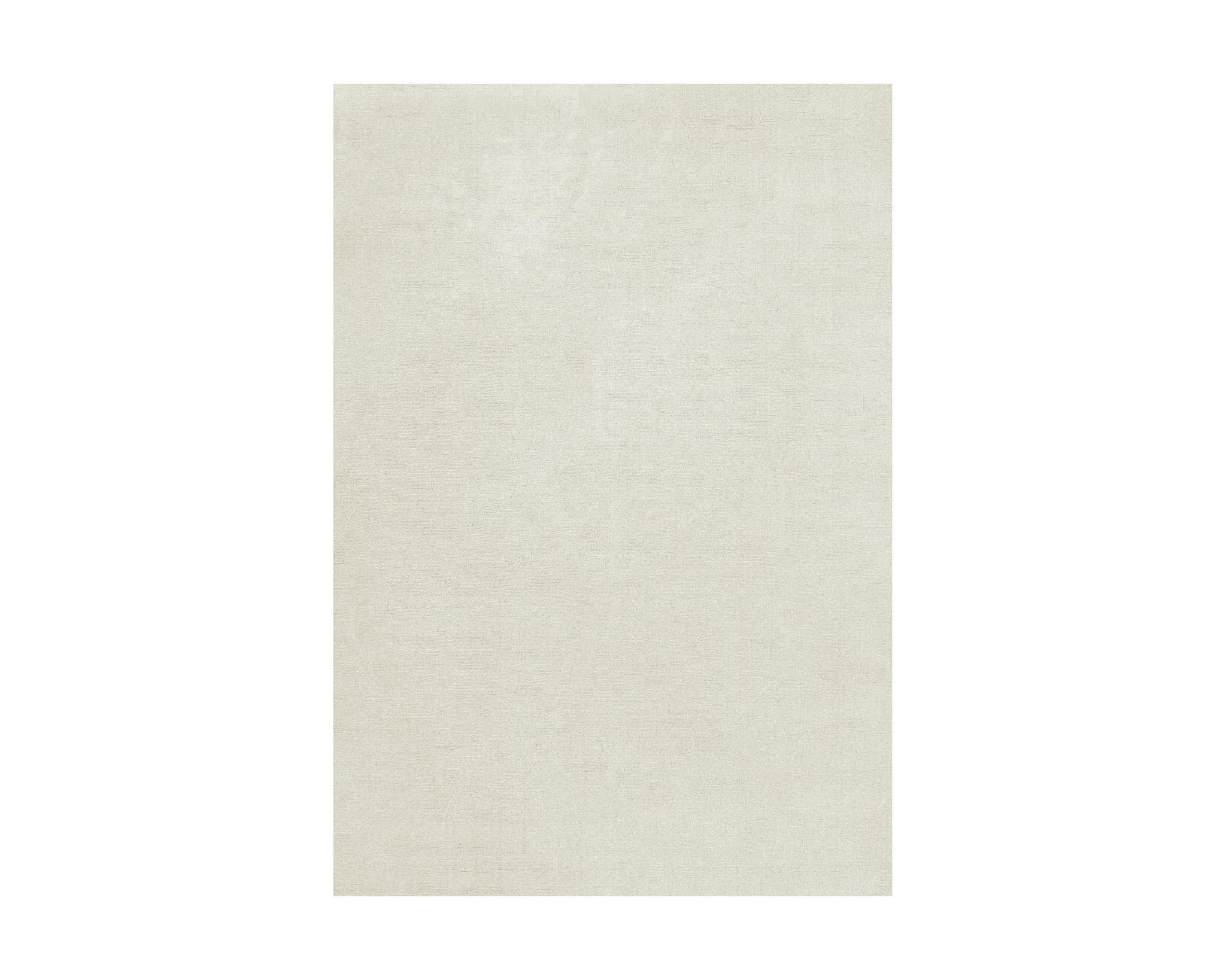 Layered Solid PET matta 257 x 350 cm Bone White