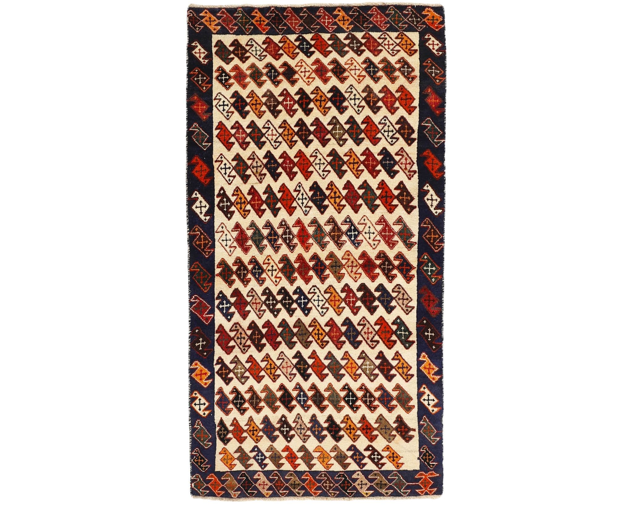 Kashghai orientalisk matta 92 x 190 cm