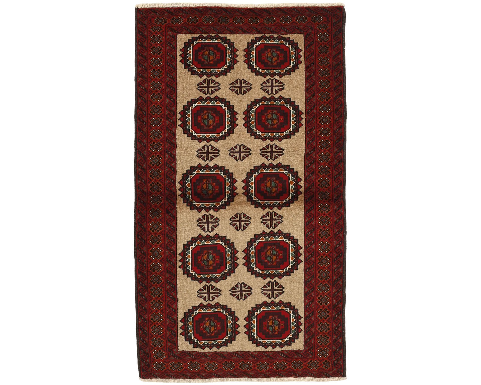 Balutch orientalisk matta 101 x 183 cm