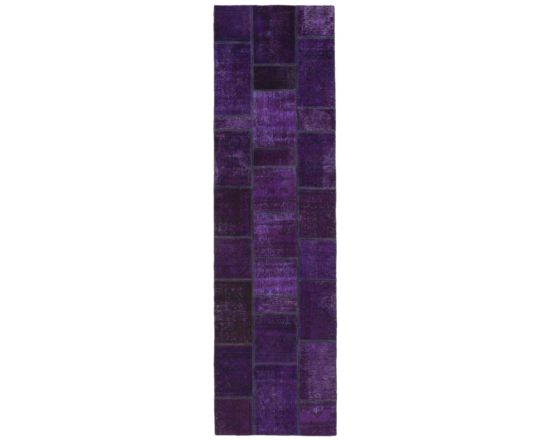 Vintage Patchwork orientalisk matta 82 x 306 cm