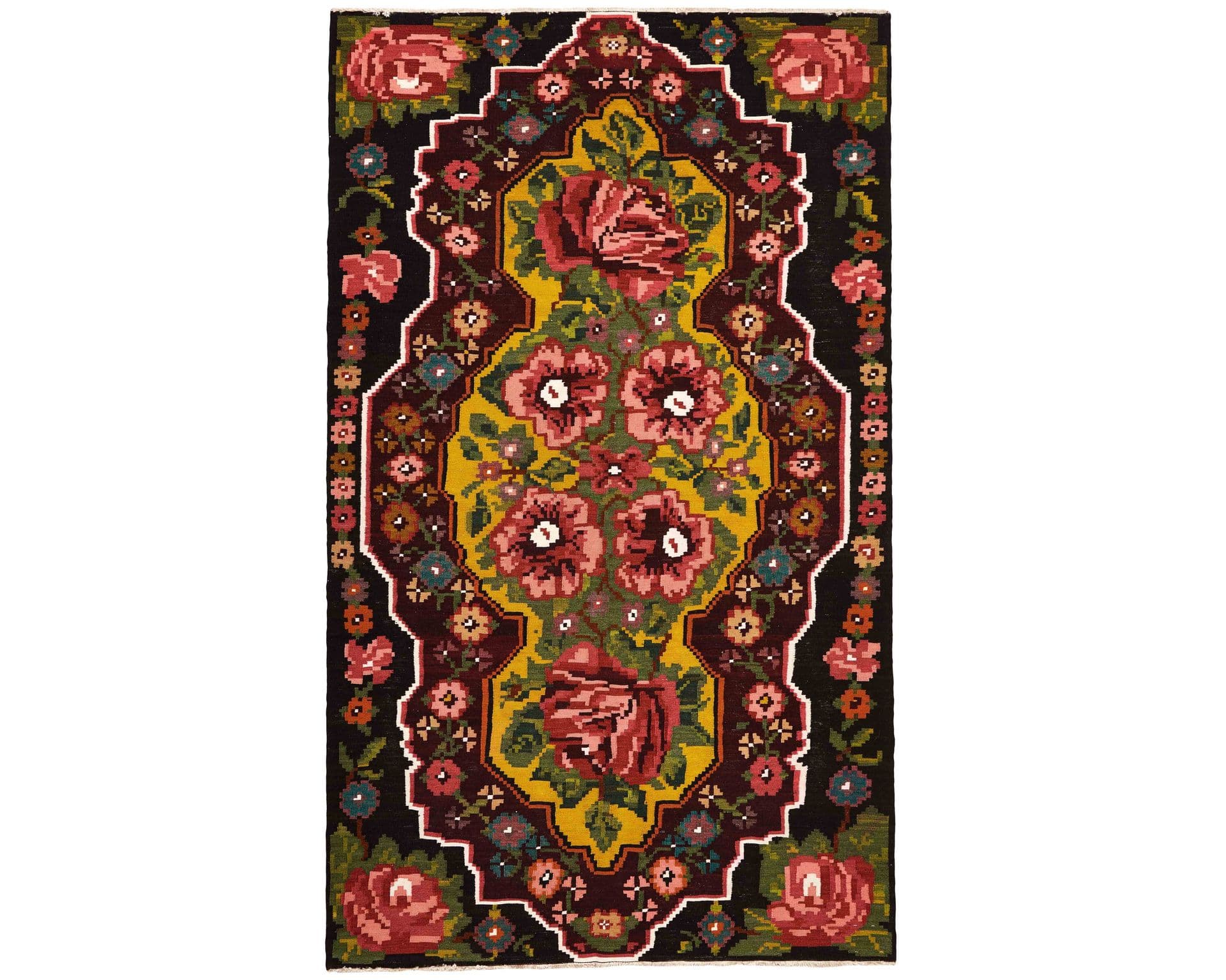 Rose Kelim orientalisk matta 183 x 310 cm
