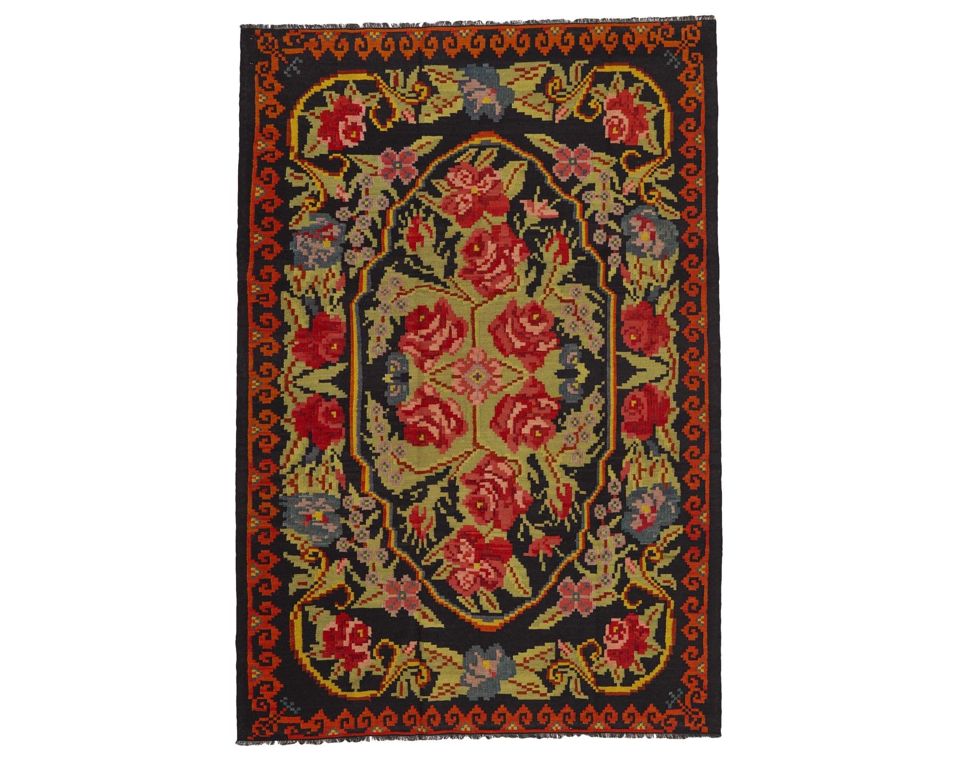 Rose Kelim orientalisk matta 184 x 272 cm