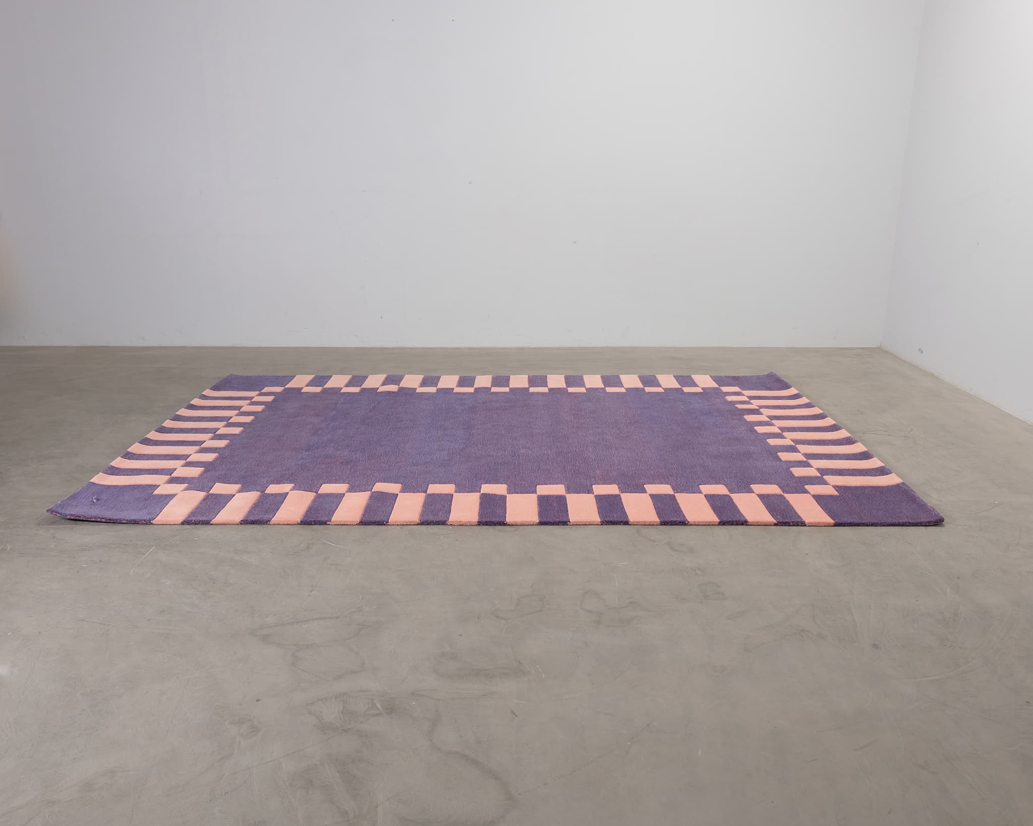 Layered Teklan Frame ullmatta 250 x 350 cm Cobalt Salmon