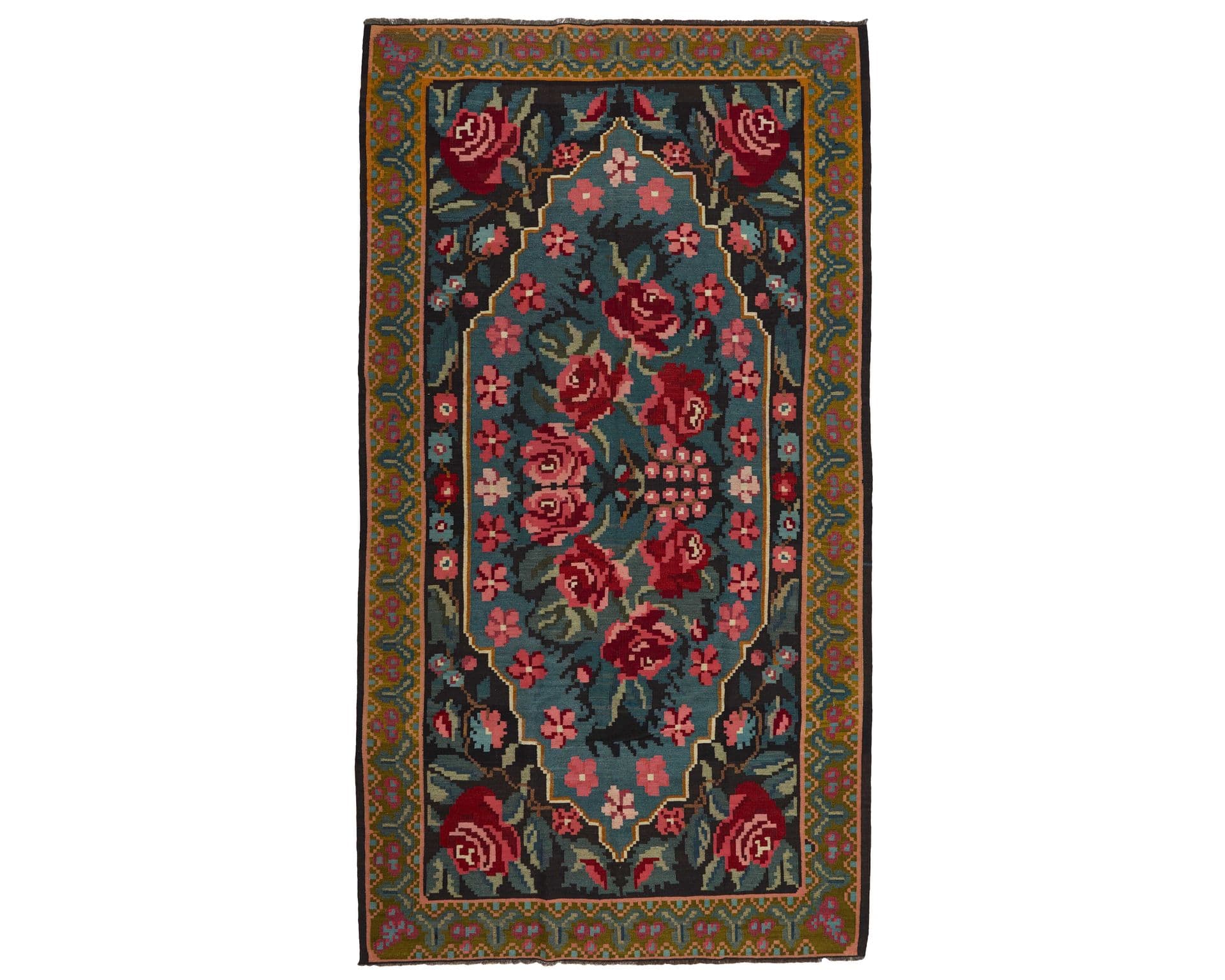 Rose Kelim orientalisk matta 189 x 351 cm