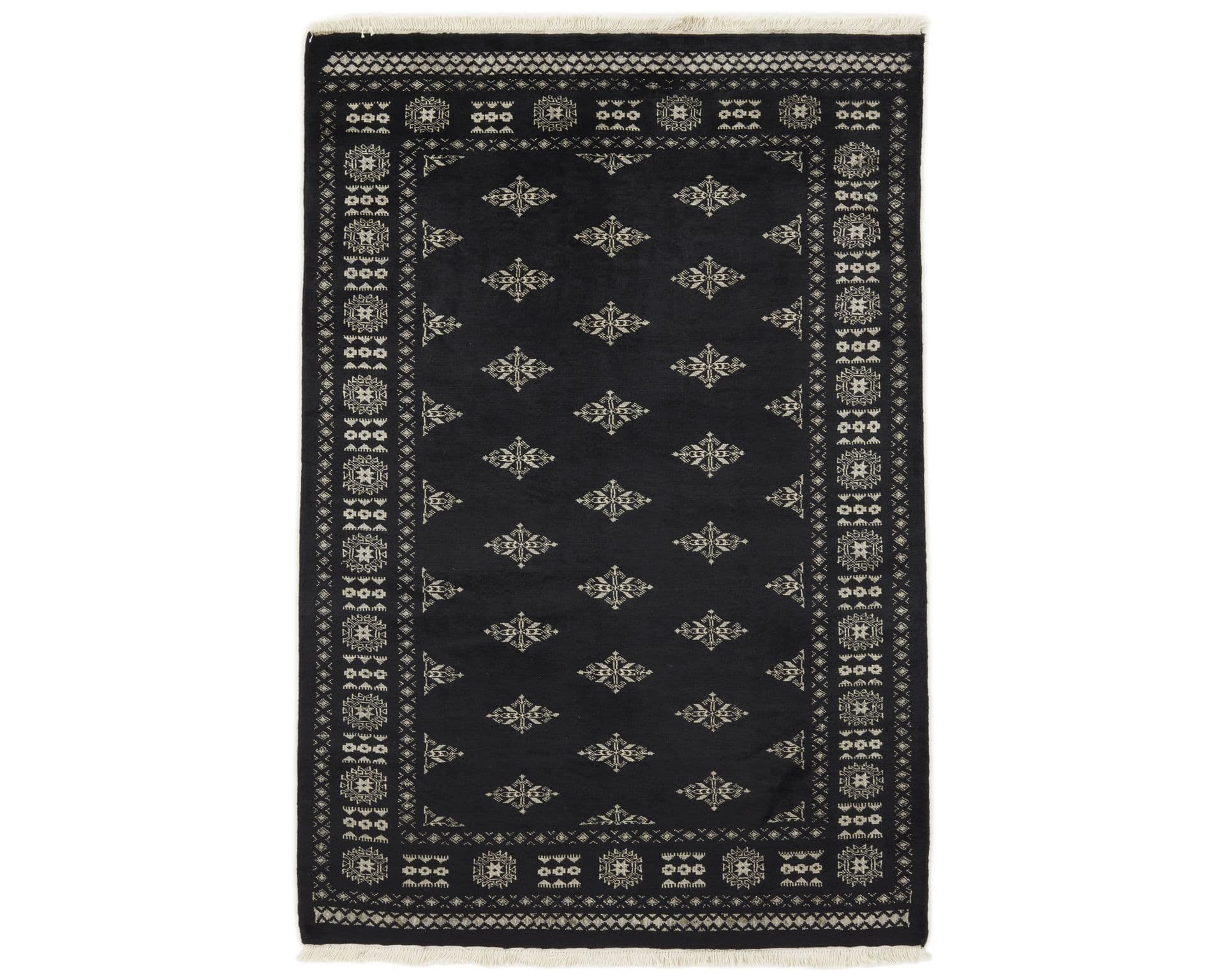 Pakistan handknotted orientalisk matta 136 x 199 cm