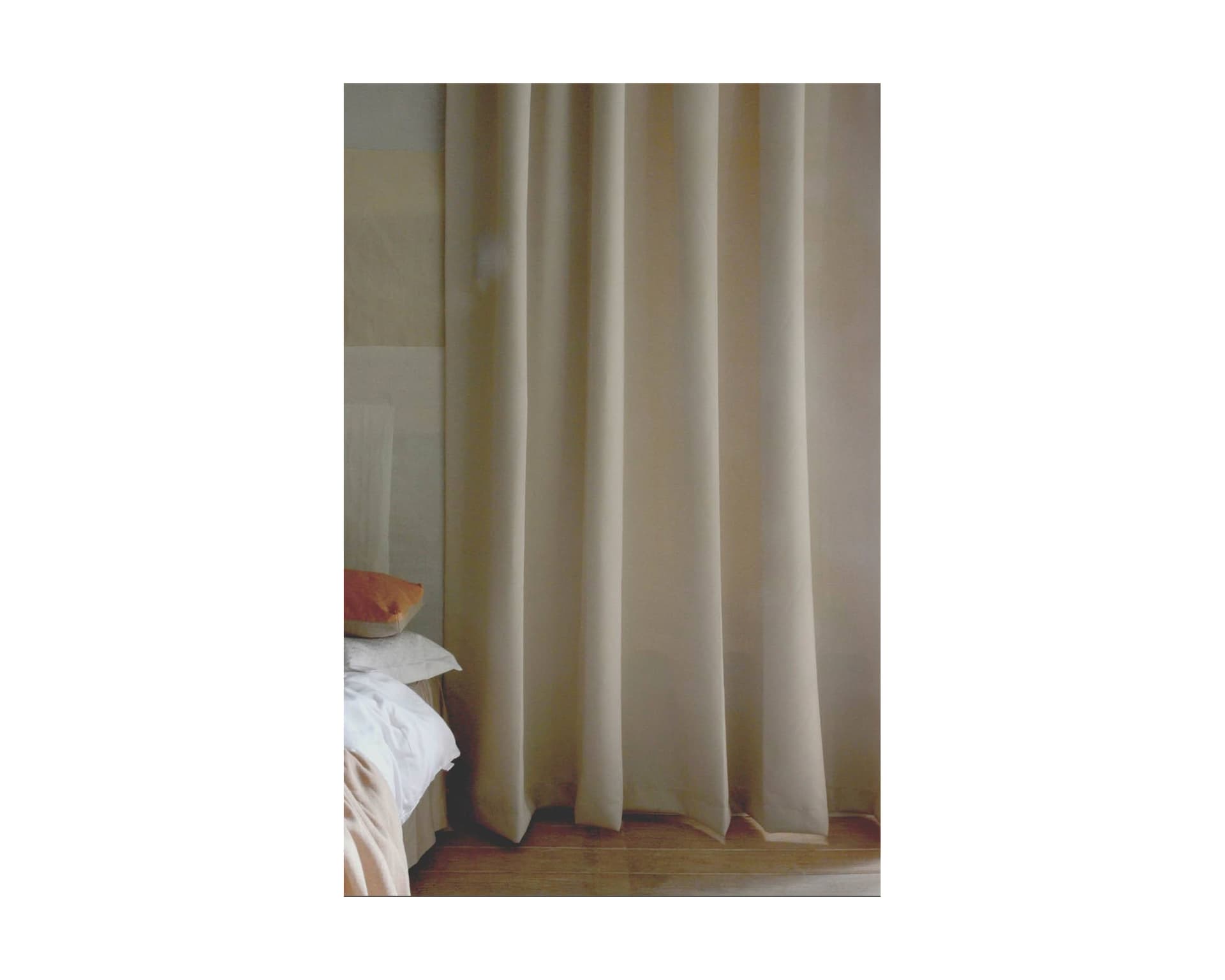 Mimou mörkläggningsgardin 290 × 270 cm naturfärgad, set om 2