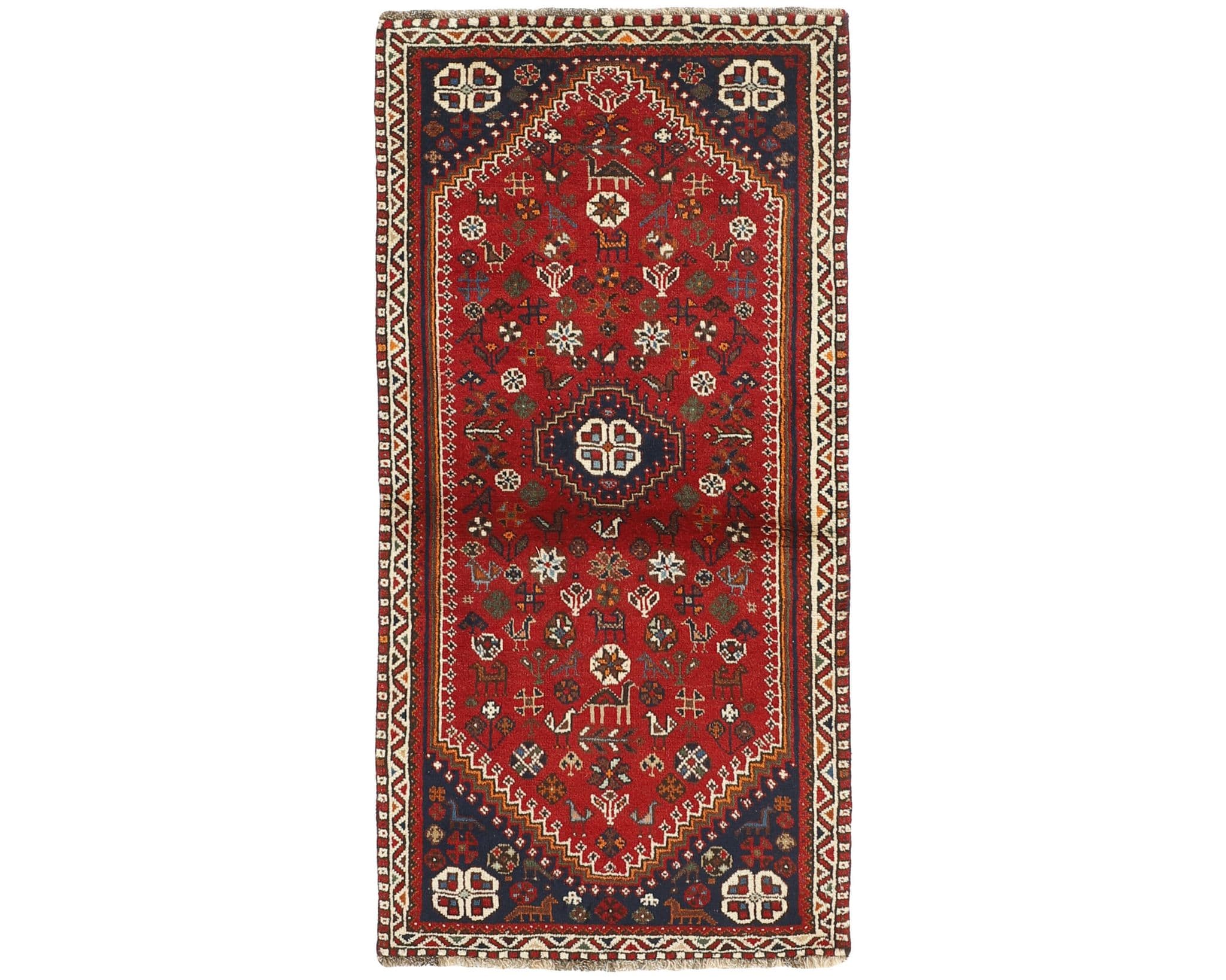 Kashghai orientalisk matta 88 x 175 cm