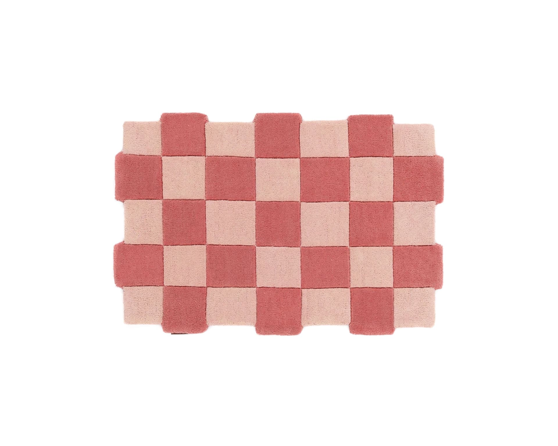 Rugvista Checkmate dörrmatta 60 x 90 cm rosa