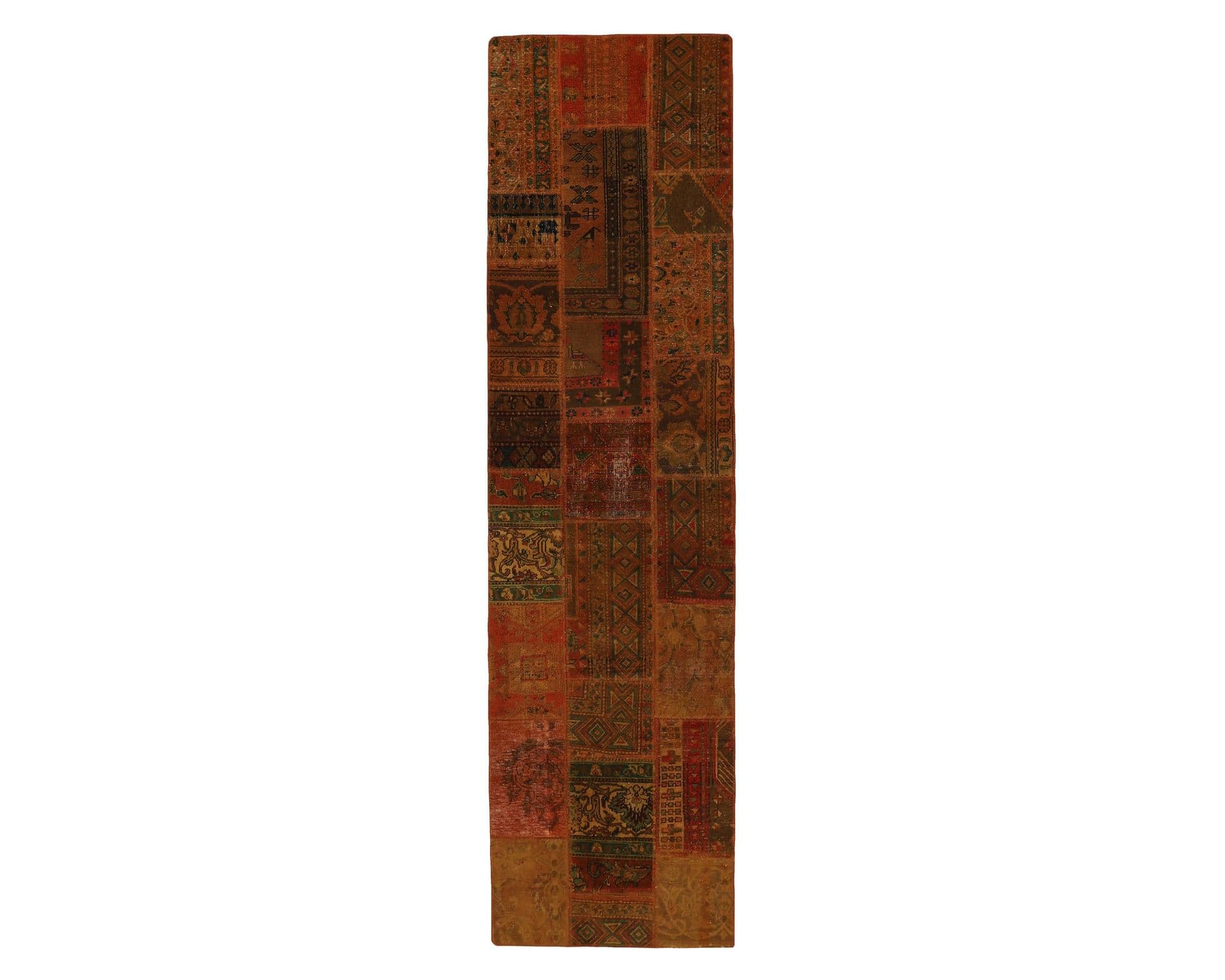Vintage Patchwork orientalisk matta 84 x 308 cm