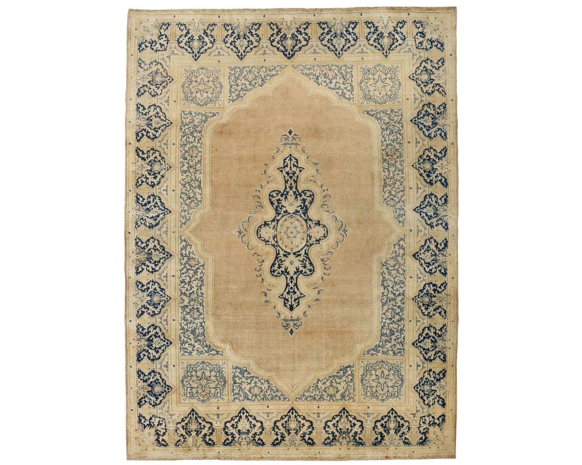 Vintage Kerman Fine orientalisk matta 270 x 367 cm