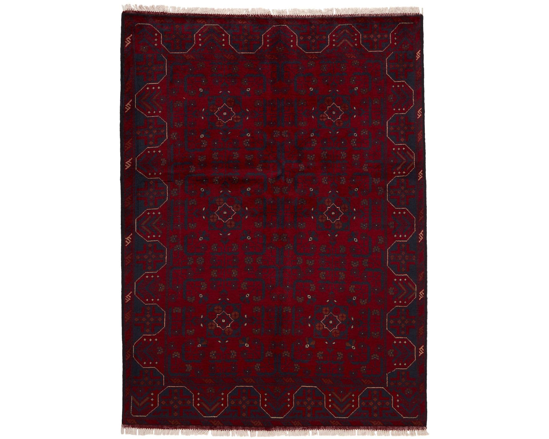 Old Afghan orientalisk matta 147 x 199 cm