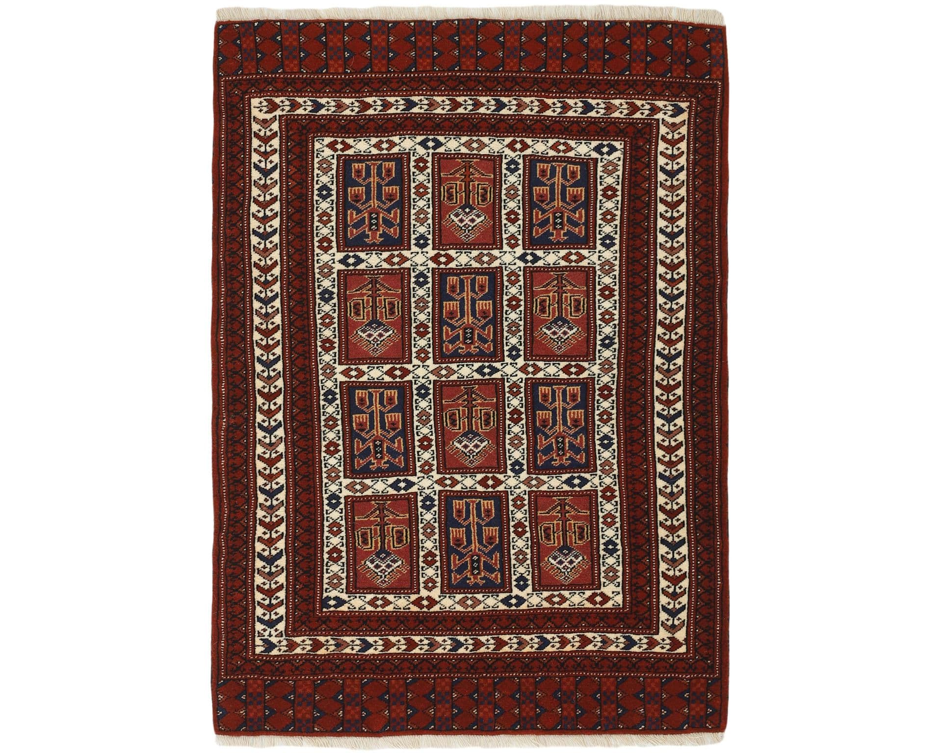 Torkaman Fine orientalisk matta 85 x 120 cm