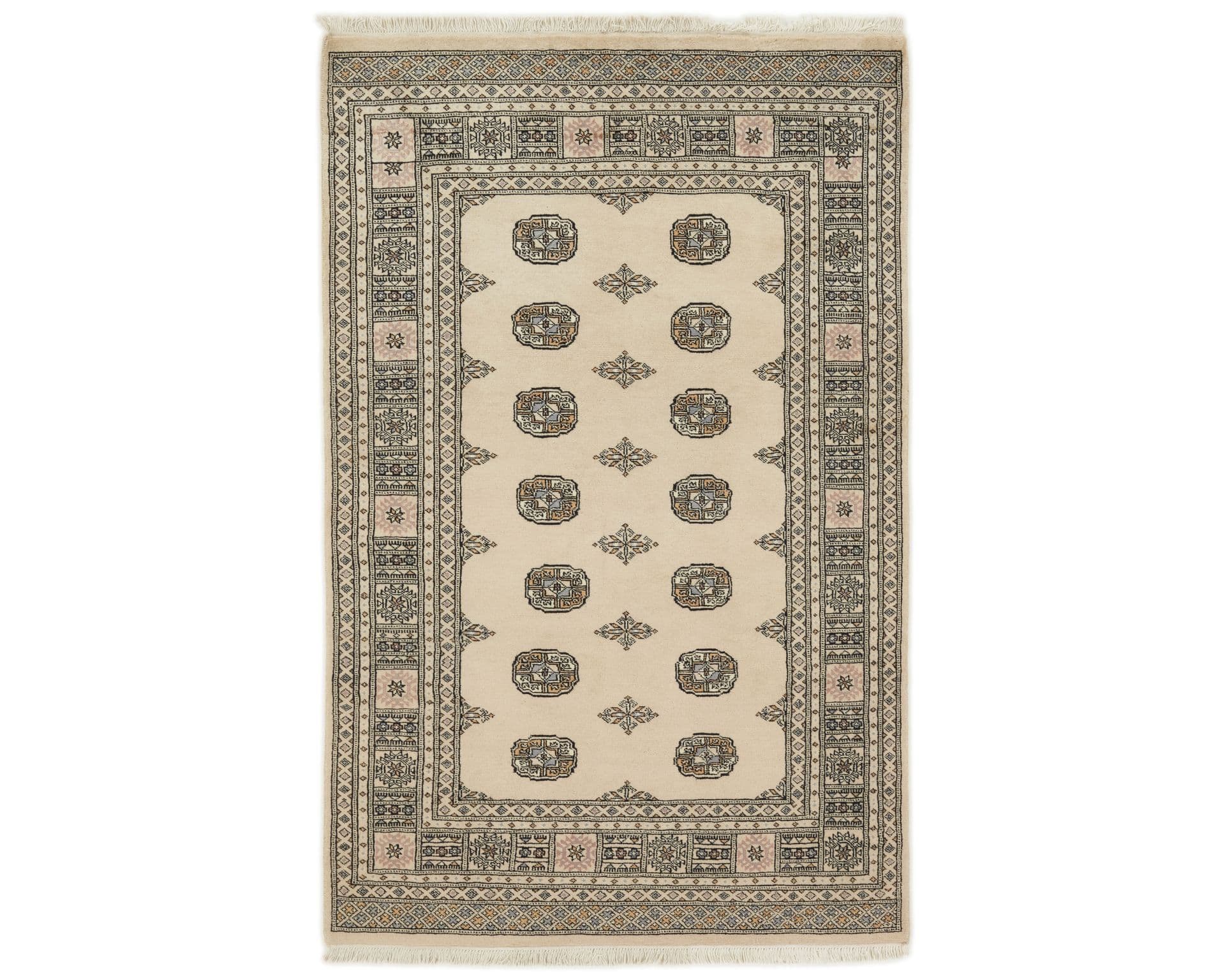 Pakistan handknotted orientalisk matta 136 x 209 cm