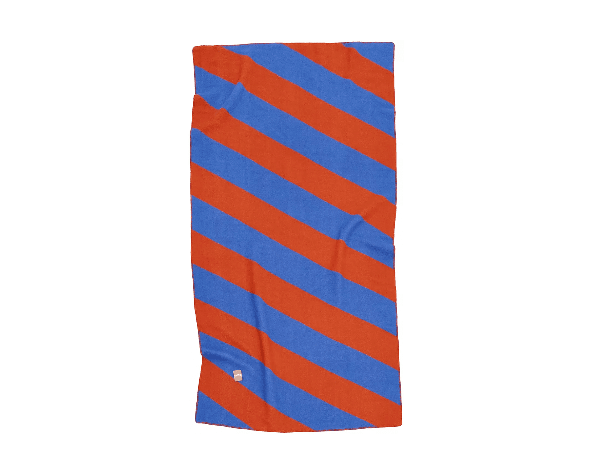 Brita Sweden Minola filt 130 x 260 cm röd / blå