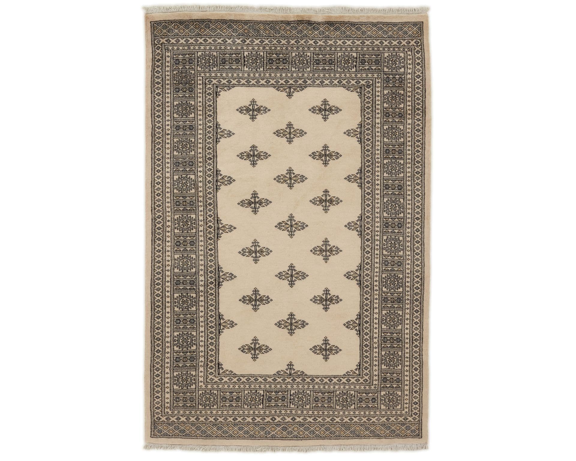 Pakistan handknotted orientalisk matta 140 x 210 cm
