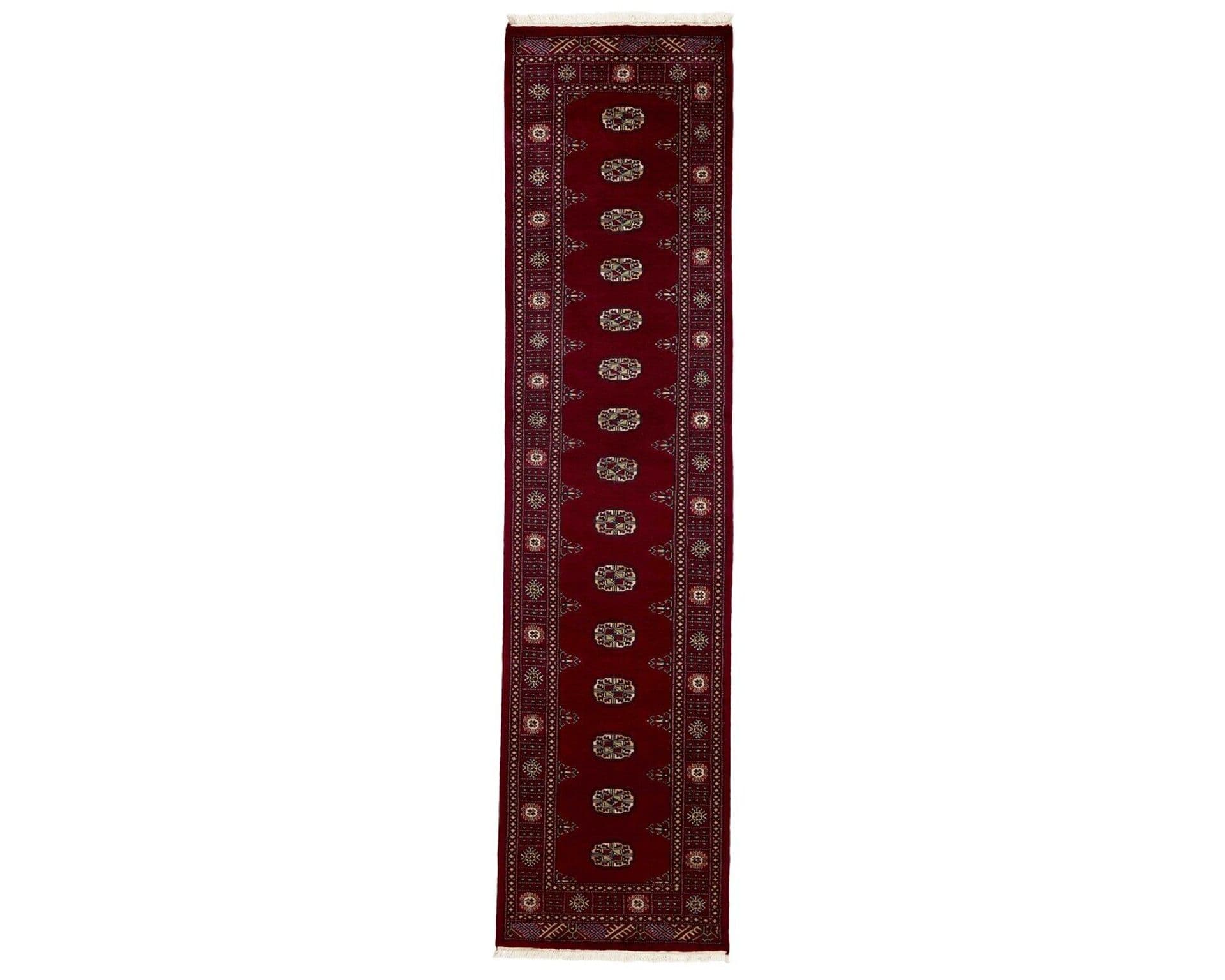 Pakistan handknotted orientalisk matta 77 x 314 cm