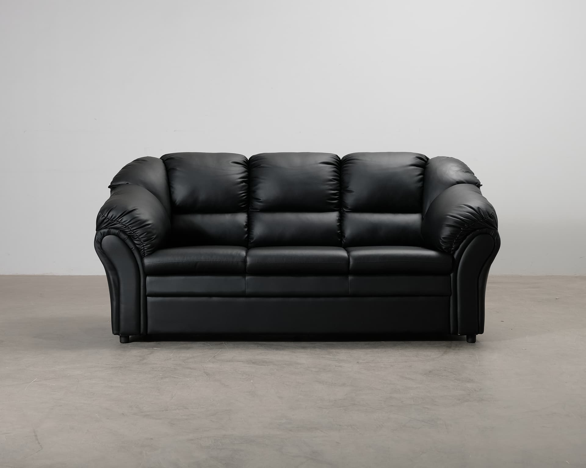Salvador 3-sits soffa svart