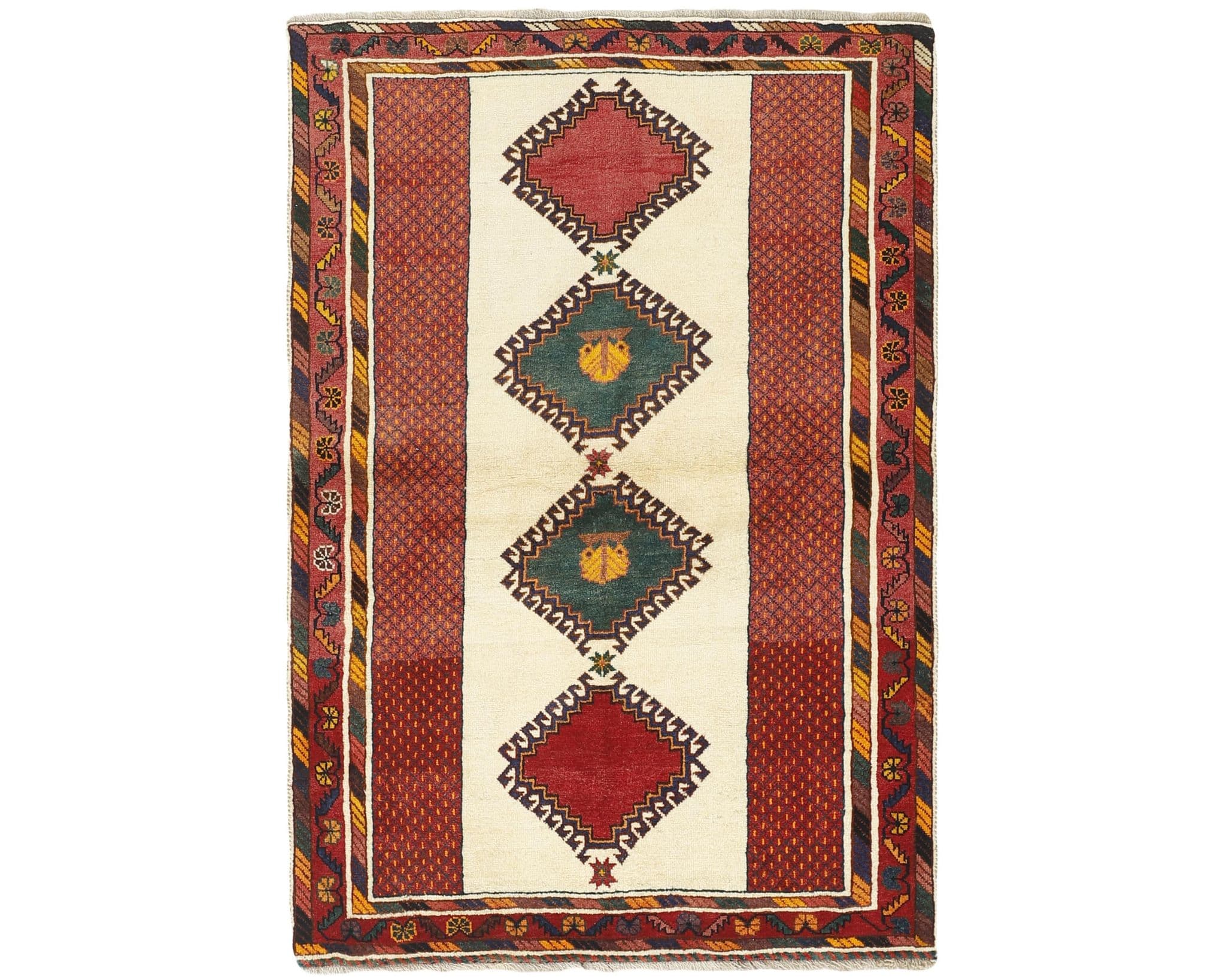 Kashghai orientalisk matta 122 x 177 cm