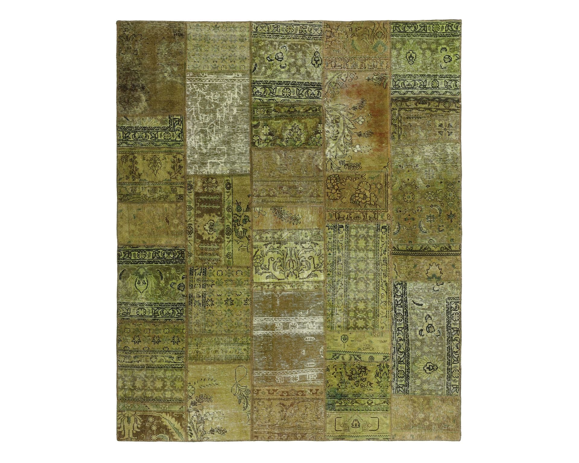 Vintage Patchwork orientalisk matta 207 x 252 cm
