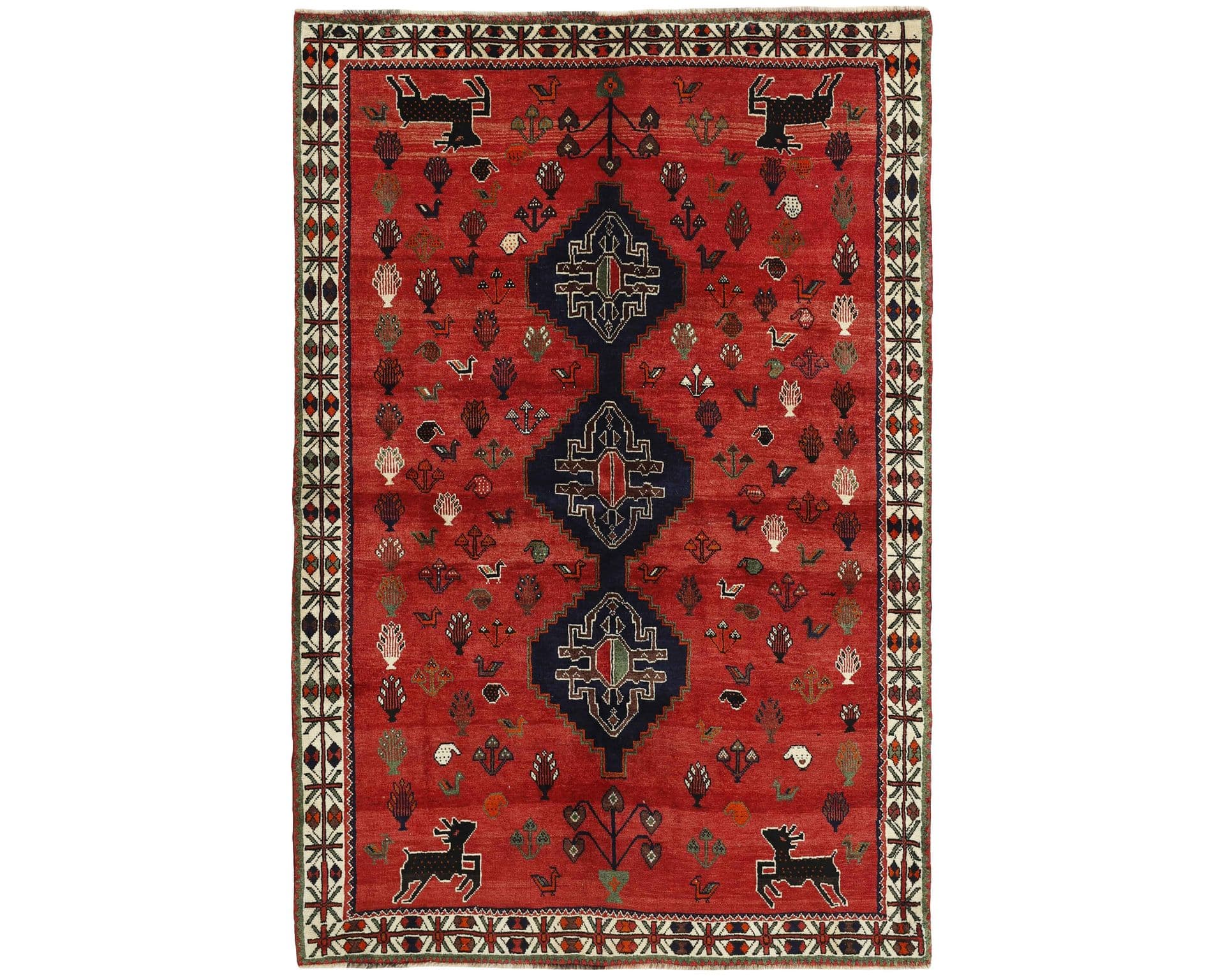 Kashghai orientalisk matta 167 x 251 cm