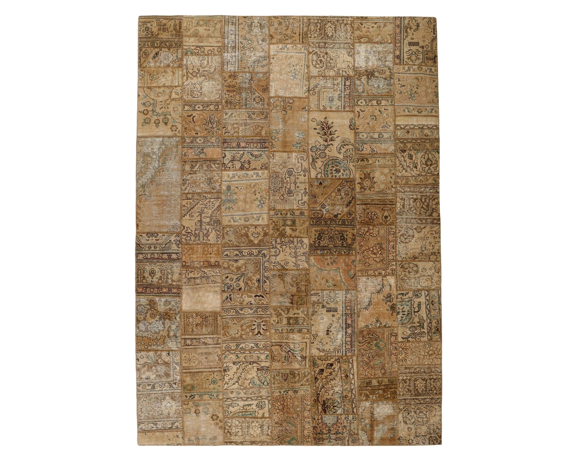 Vintage Patchwork orientalisk matta 250 x 355 cm