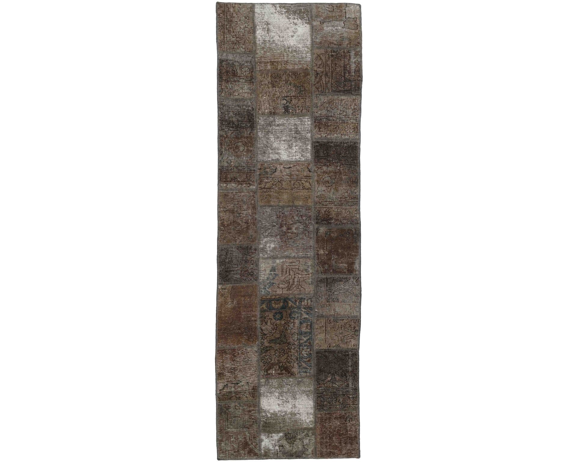 Vintage Patchwork orientalisk matta 74 x 256 cm