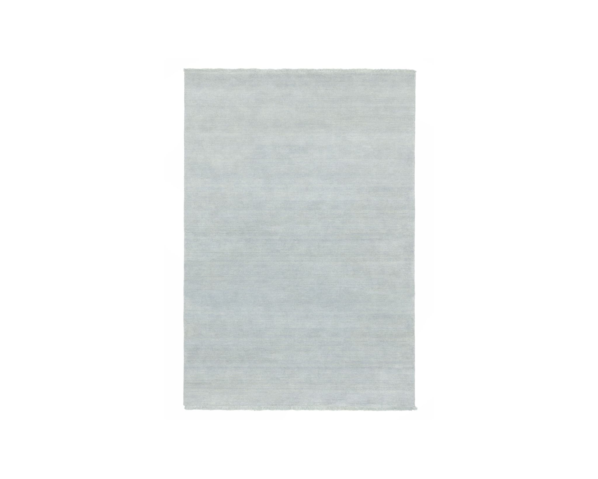 Rugvista Premium Handloom Fringes ullmatta 250 x 350 cm ljusblå