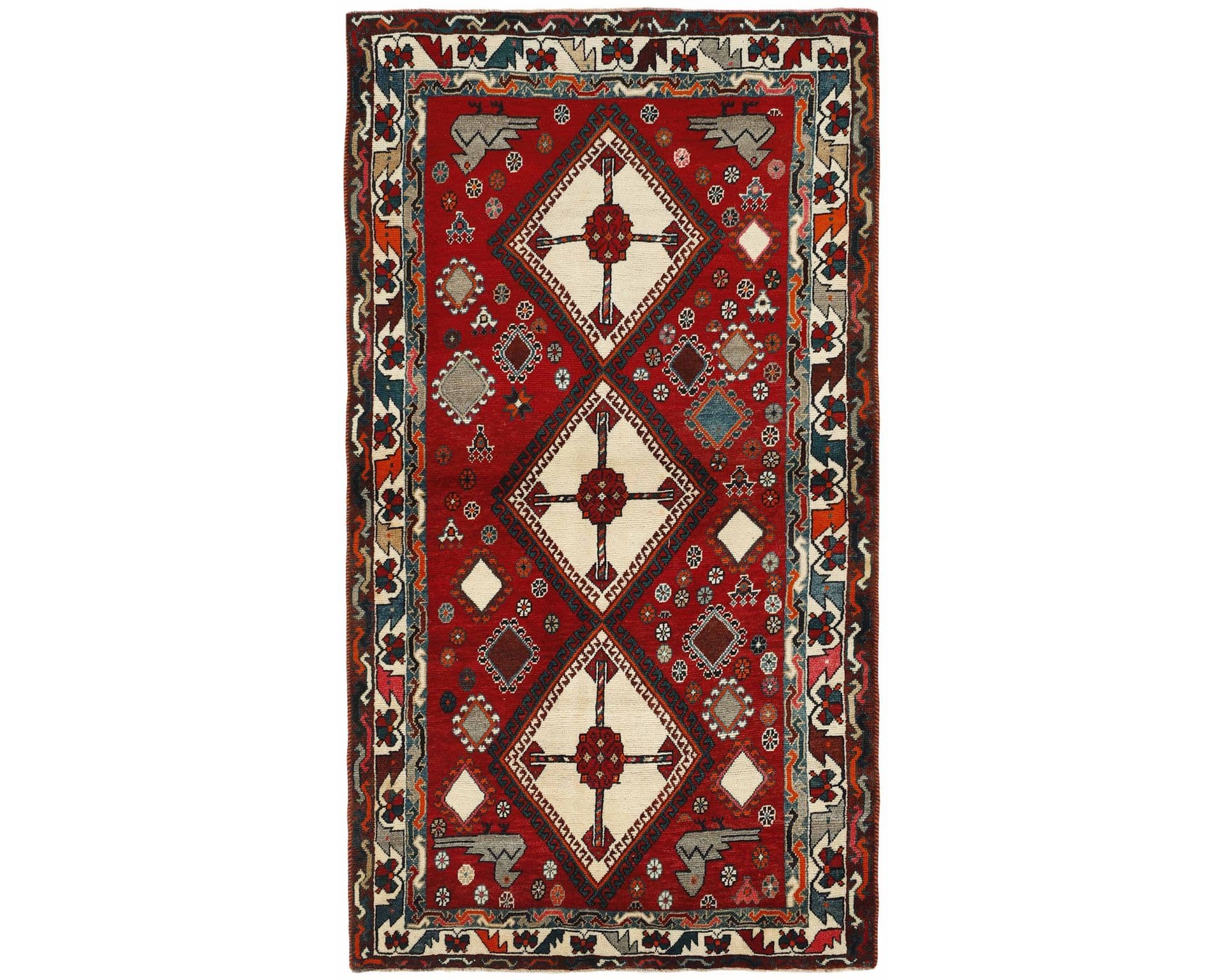 Kashghai orientalisk matta 124 x 225 cm