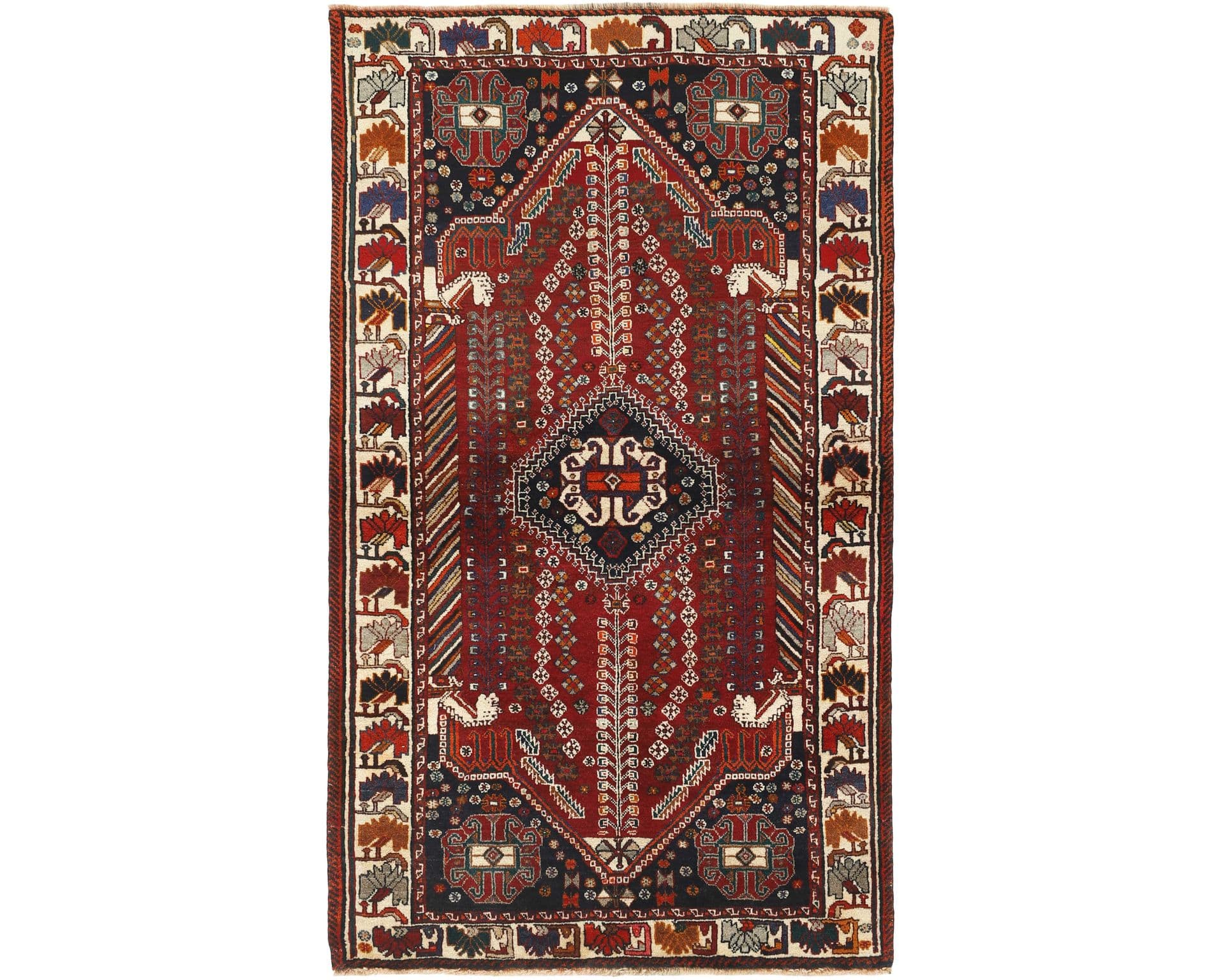 Kashghai orientalisk matta 127 x 222 cm