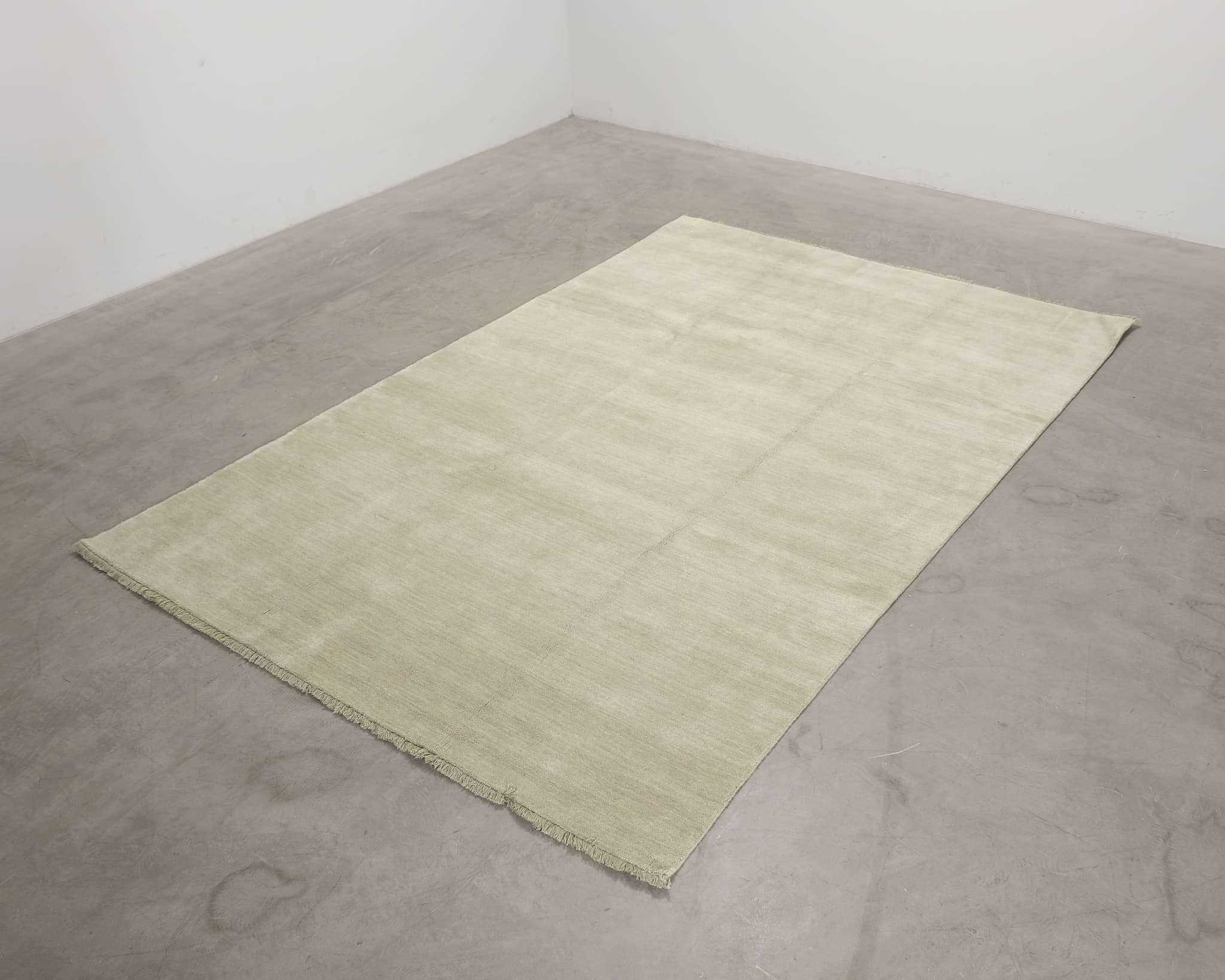 Rugvista Handloom Fringes matta 200 x 300 cm ljusgrön
