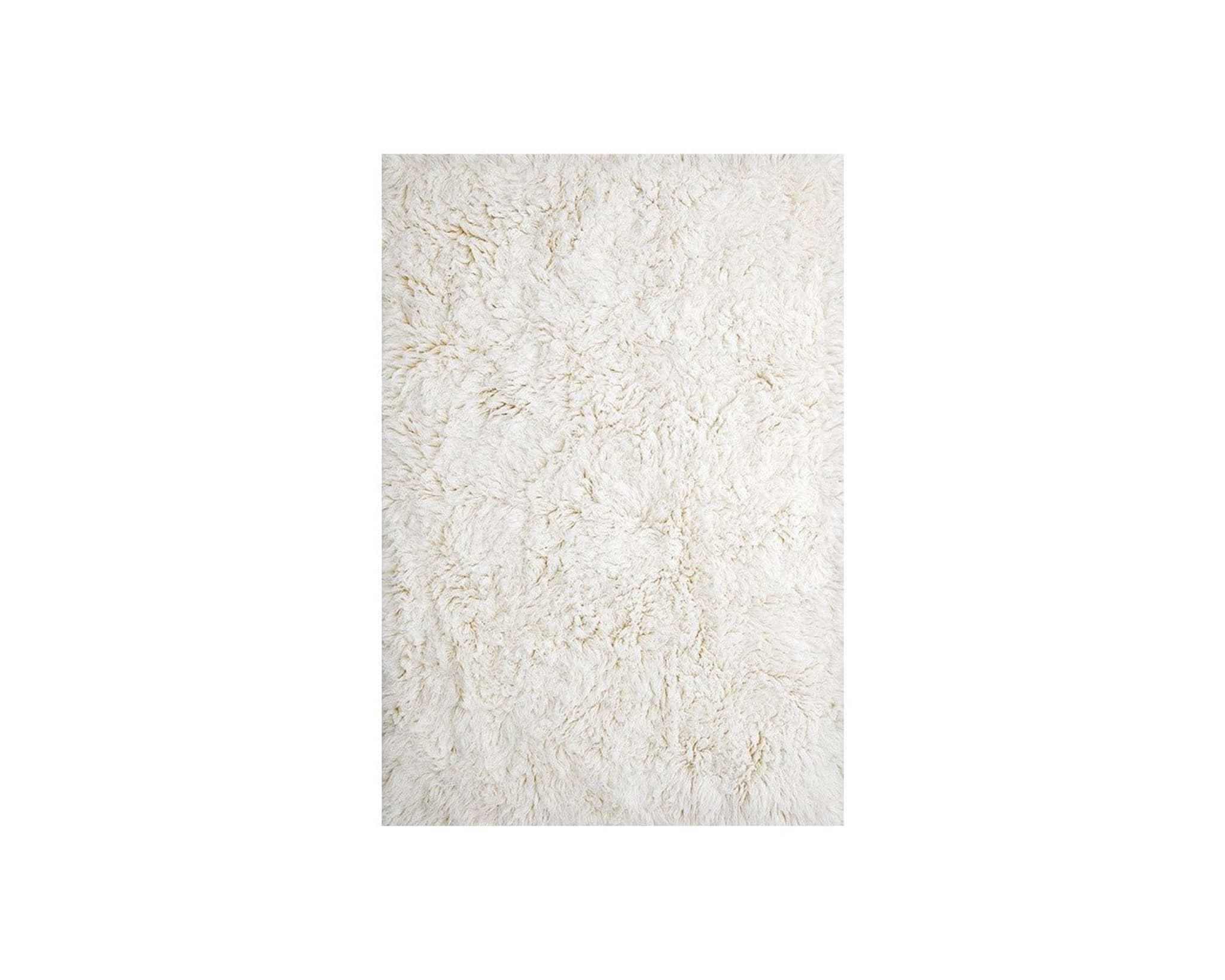 Layered Shaggy matta 180 x 270 cm Bone White
