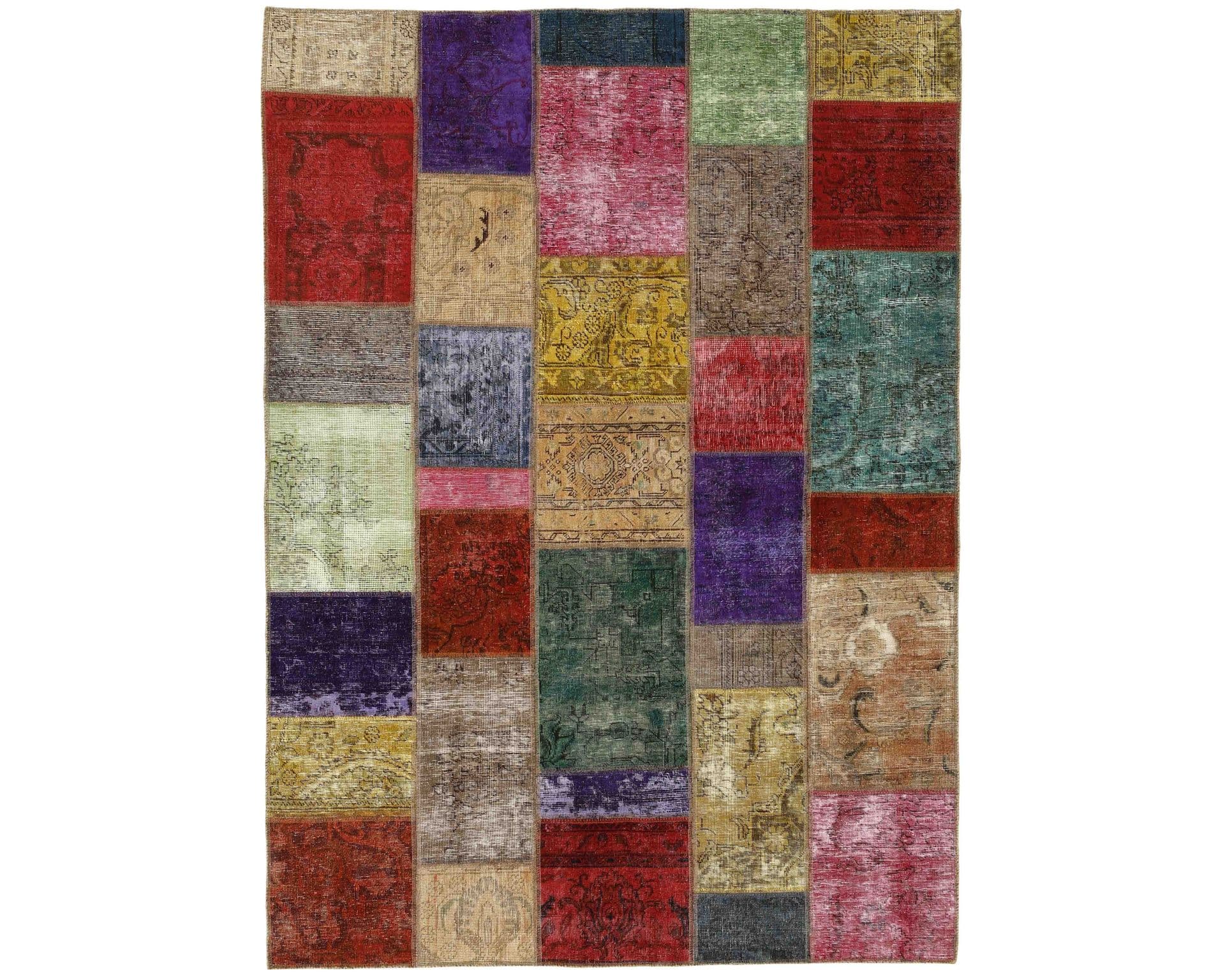 Vintage Patchwork orientalisk matta 170 x 238 cm
