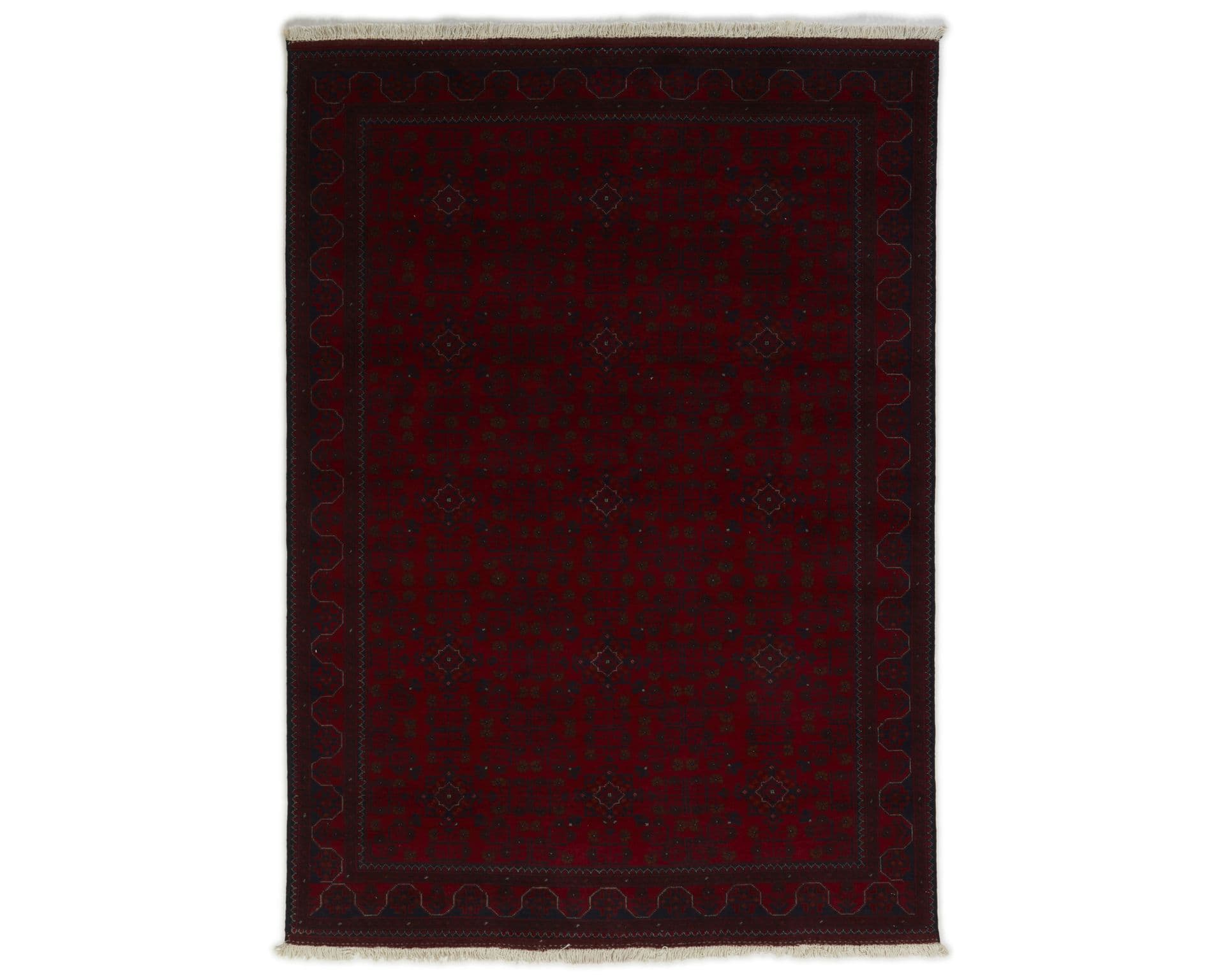 Old Afghan orientalisk matta 166 x 229 cm