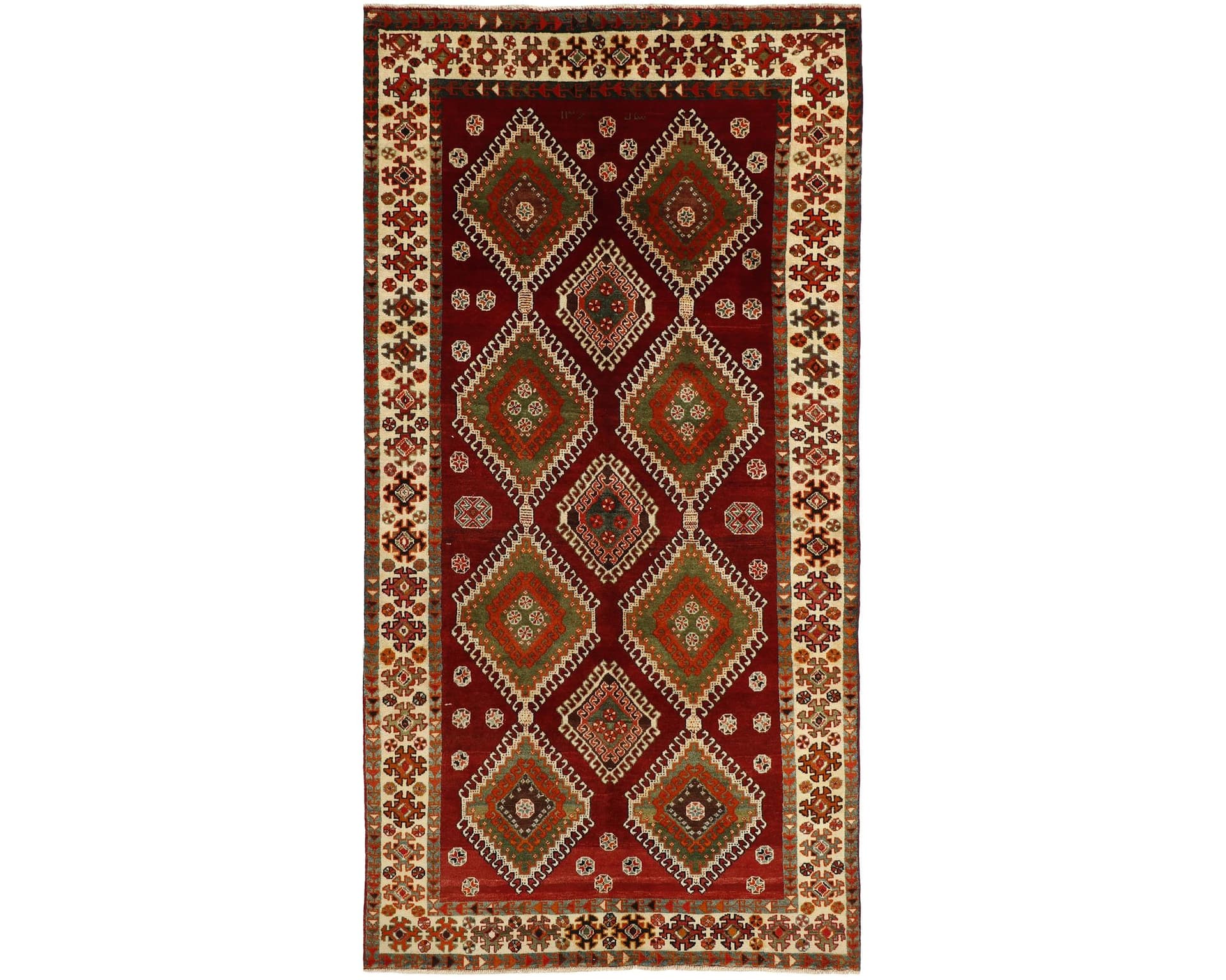Kashghai orientalisk matta 144 x 294 cm