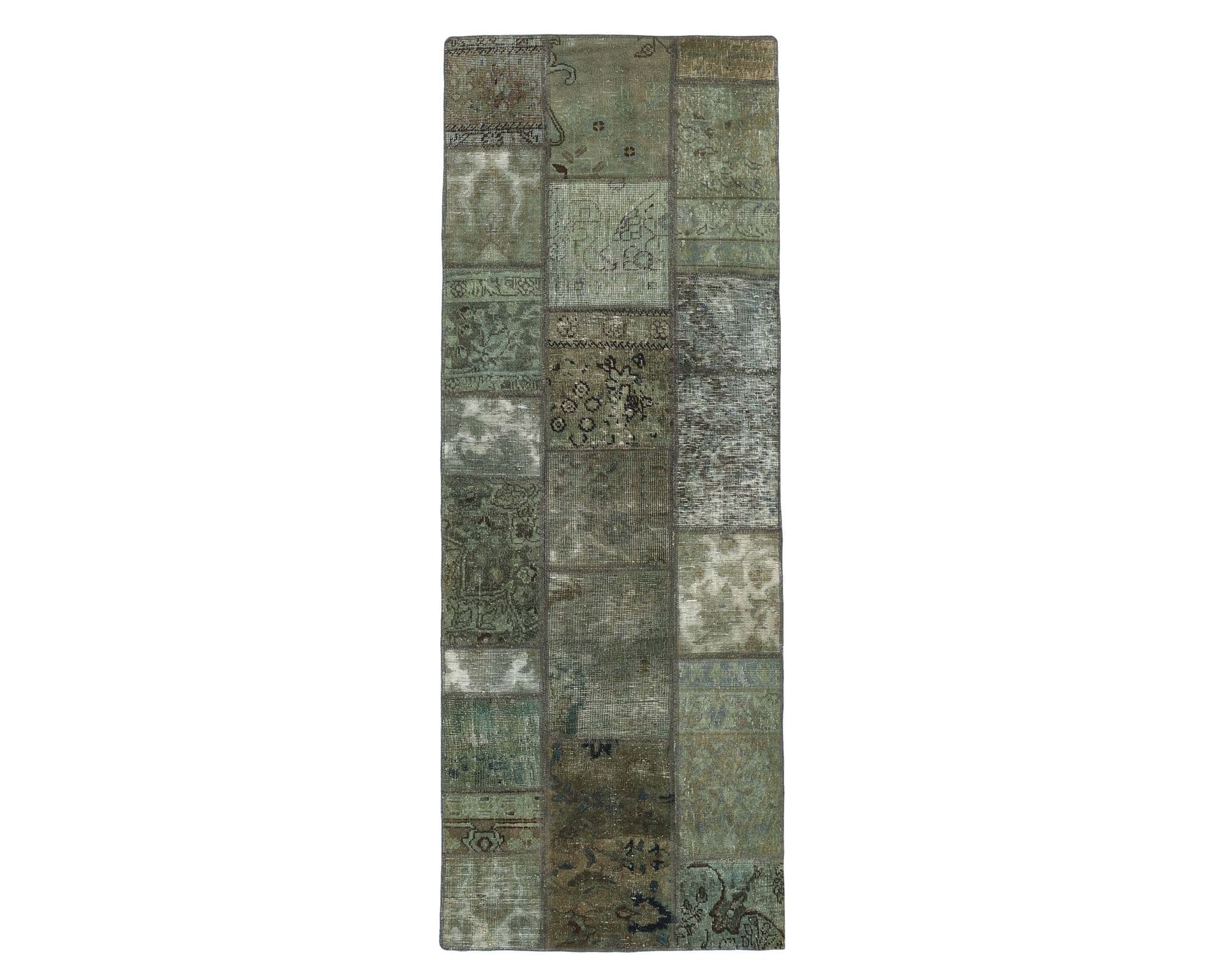 Vintage Patchwork orientalisk matta 76 x 203 cm