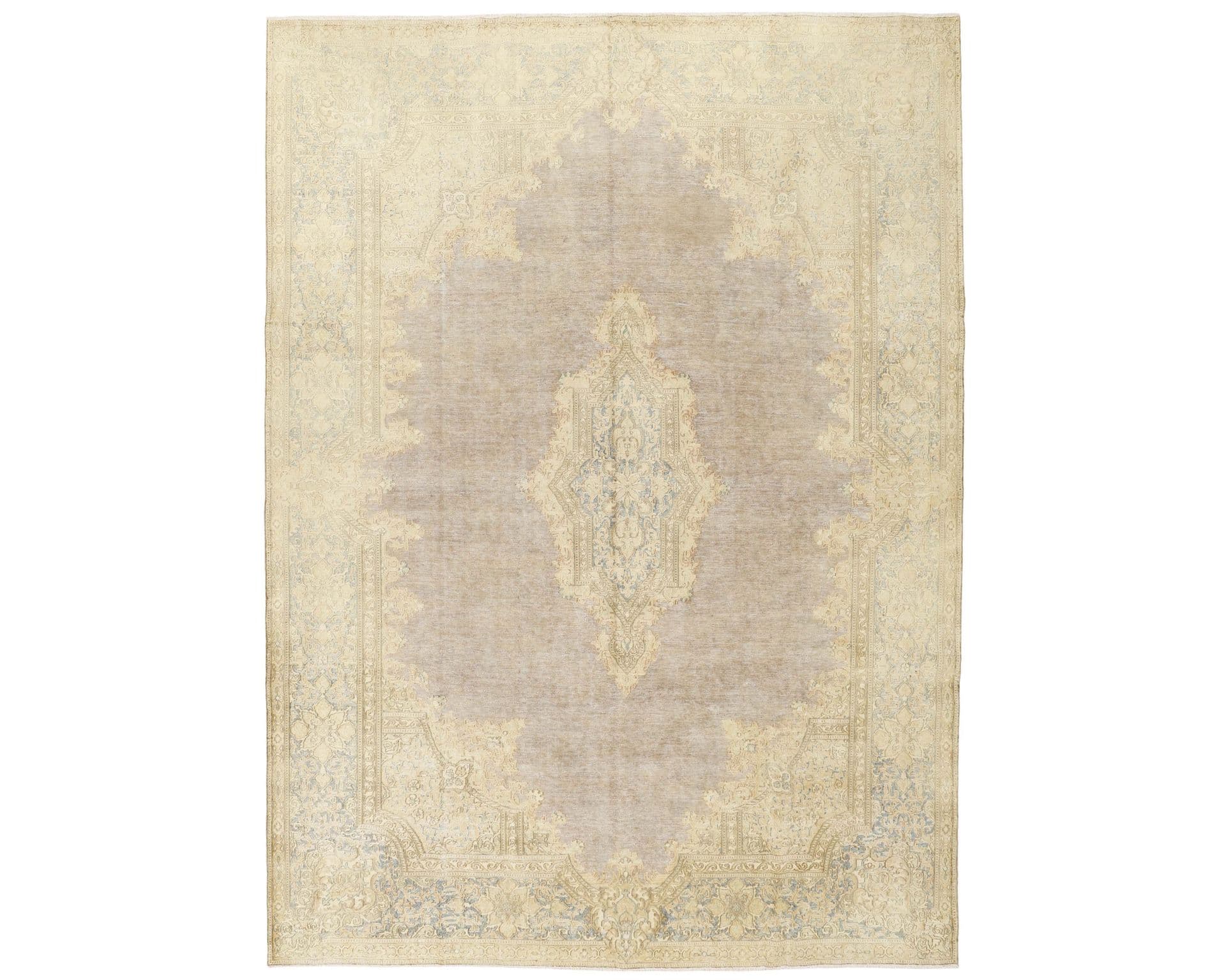 Vintage Kerman orientalisk matta 269 x 364 cm